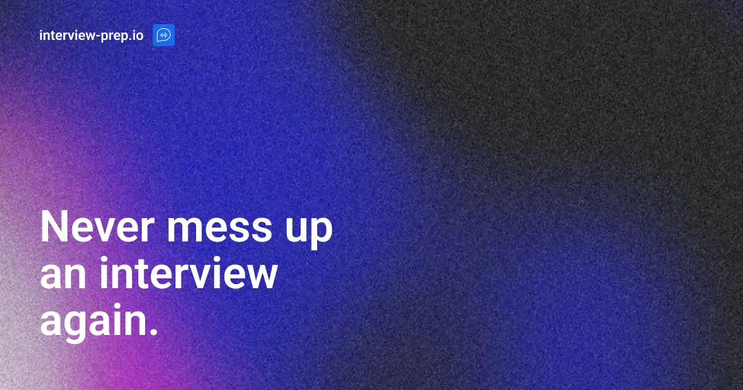 Screenshot 1 of Interview Prep.io