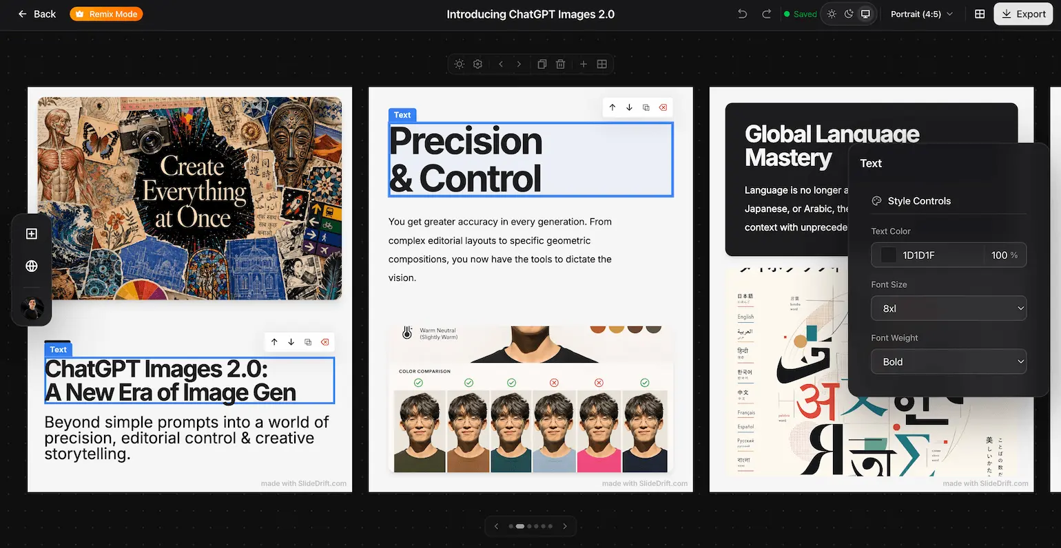 Screenshot 3 of SlideDrift