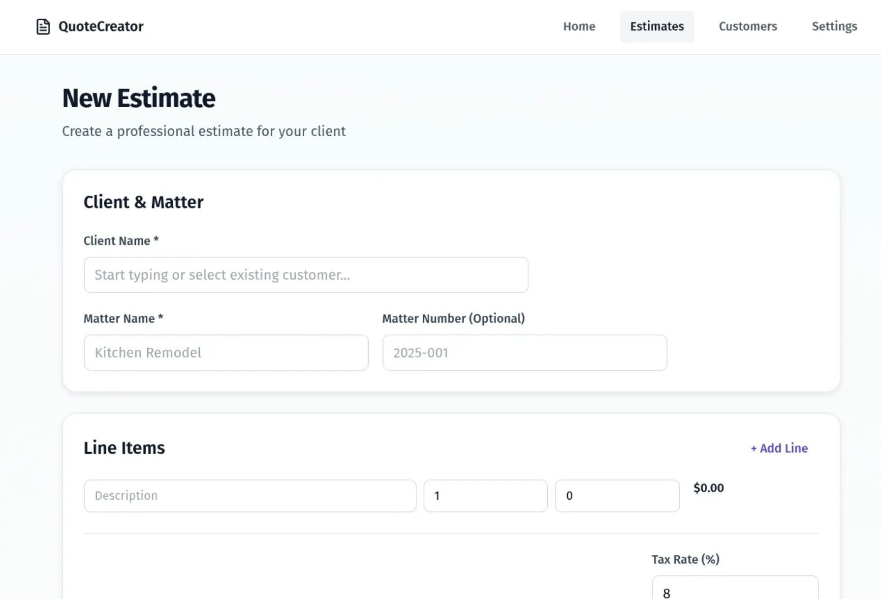 Screenshot 4 of QuoteCreator