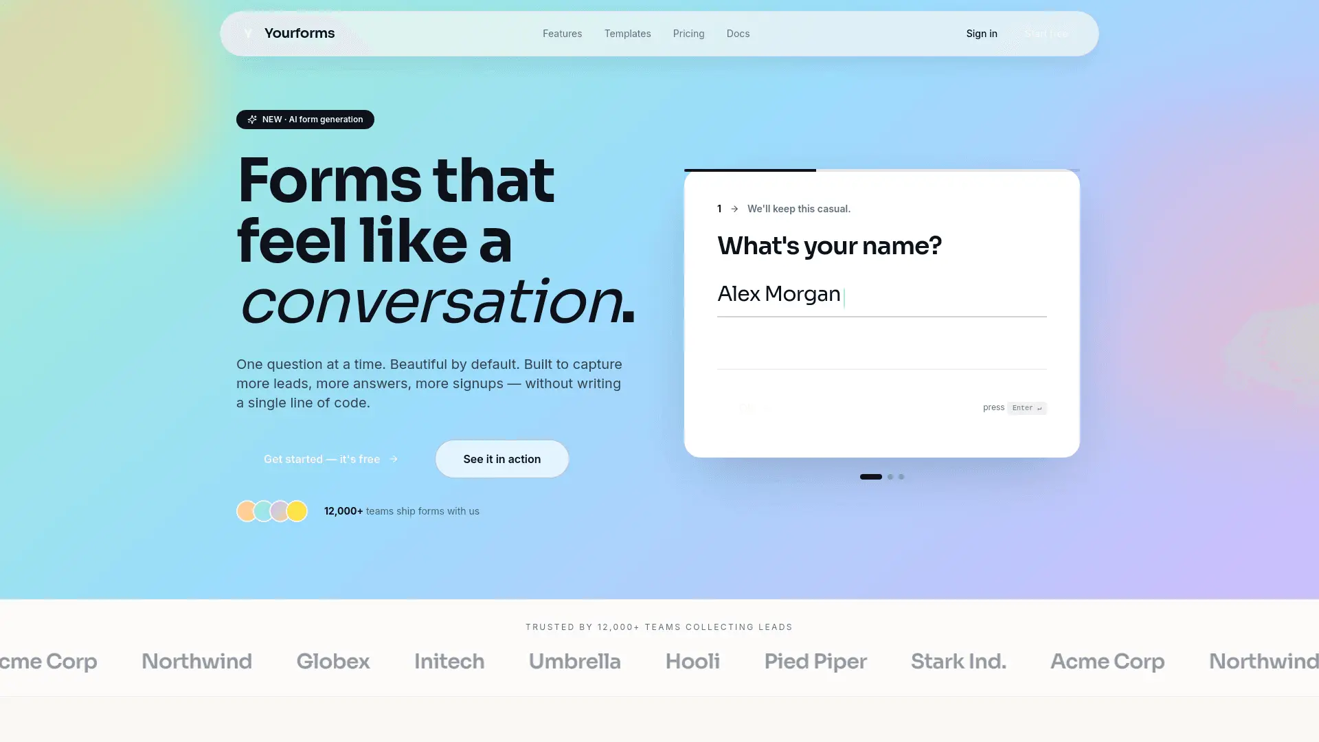 Screenshot 1 of Allwebforms