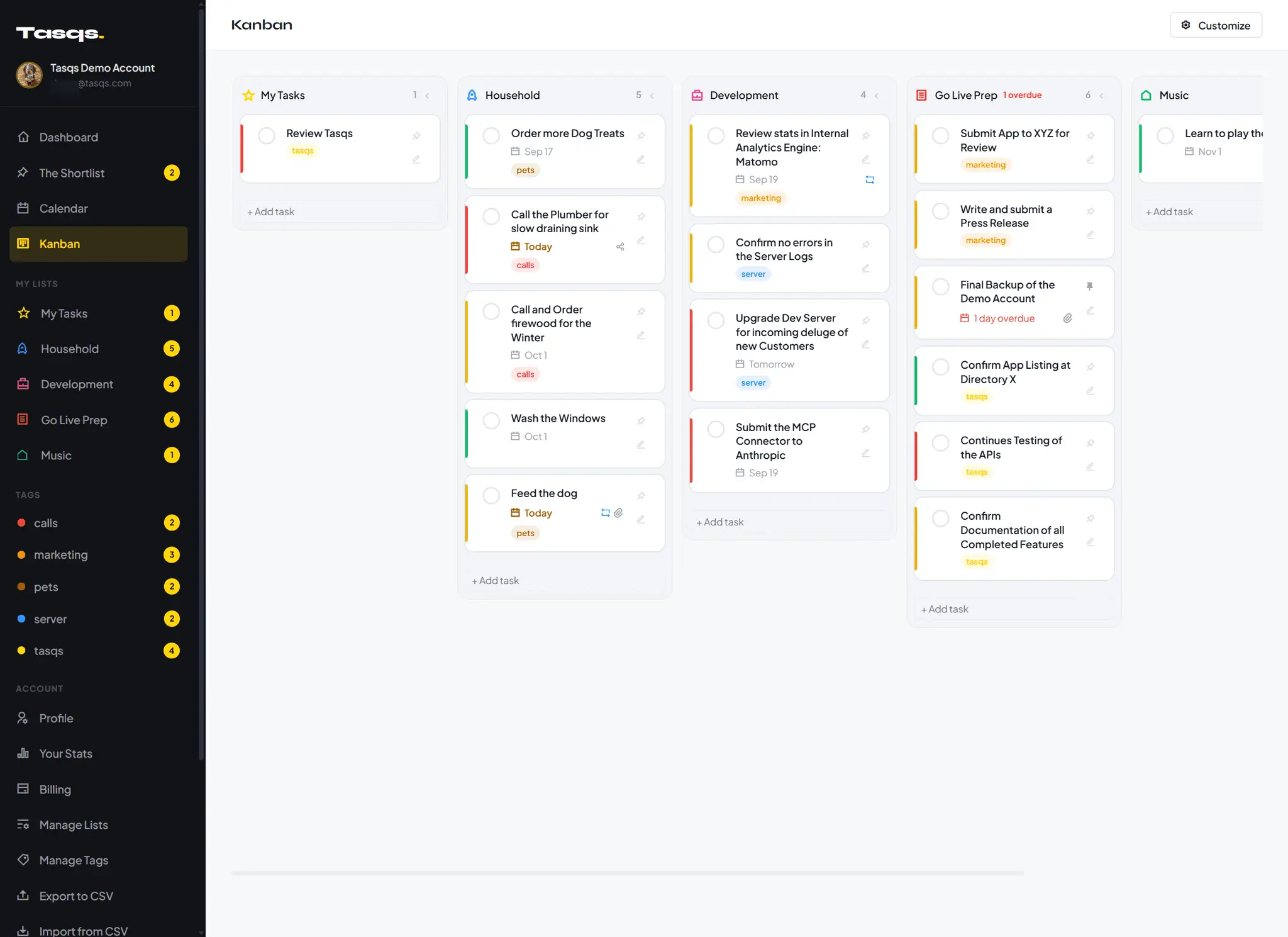 Screenshot 3 of Tasqs