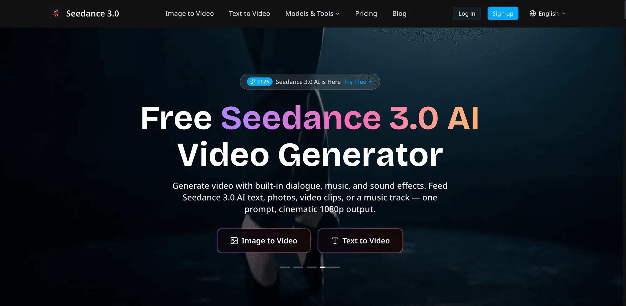 Screenshot 1 of Seedance 3.0 AI Video Generator