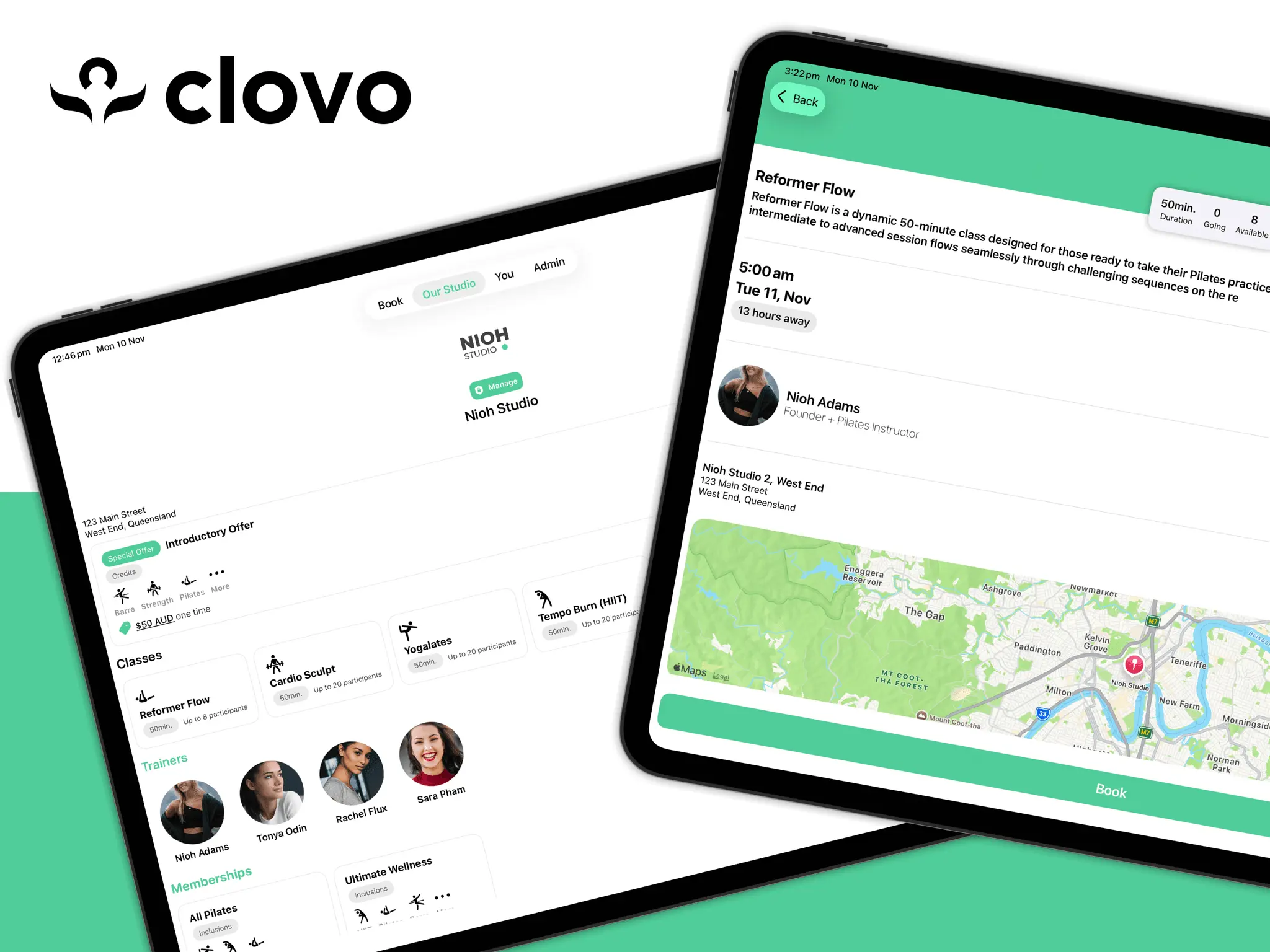 Screenshot 1 of Clovo Fitness Studio Software