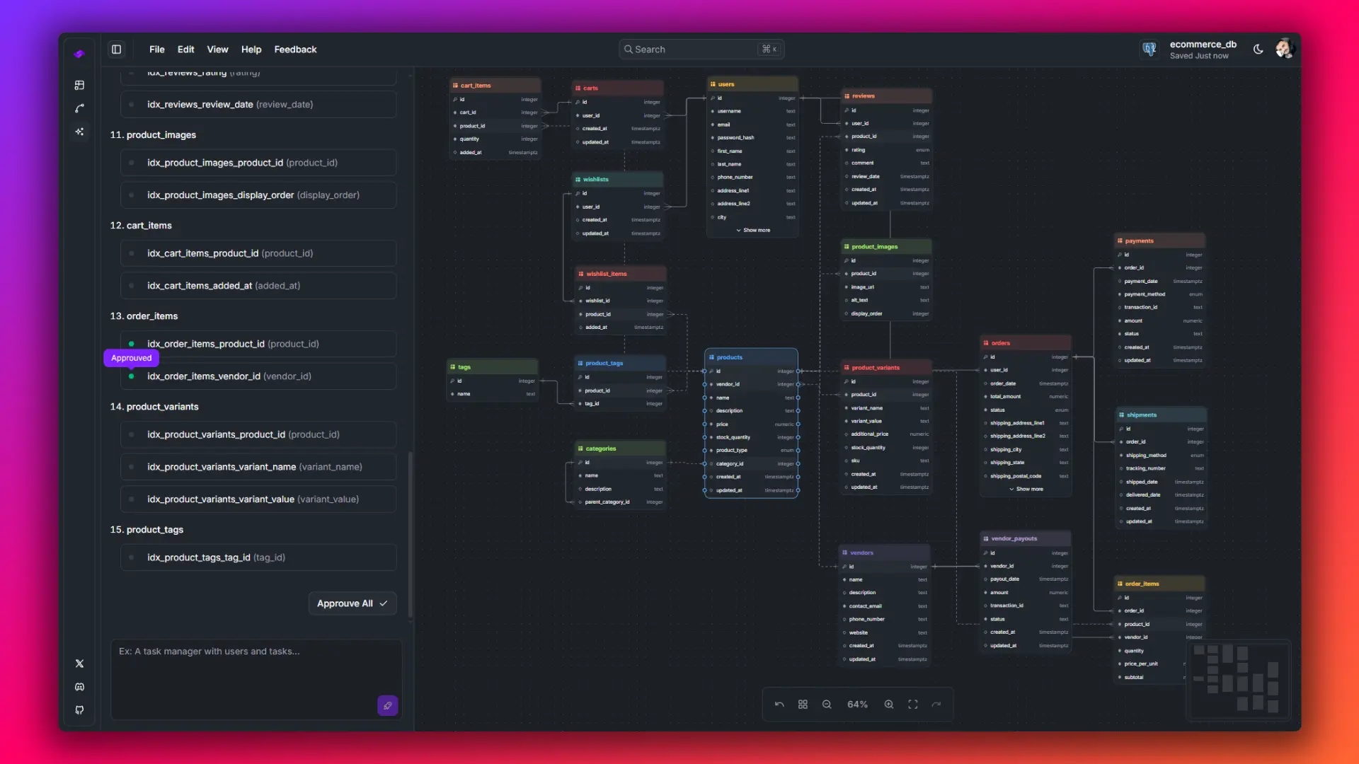 Screenshot 2 of StackRender - Database Schema Generator 