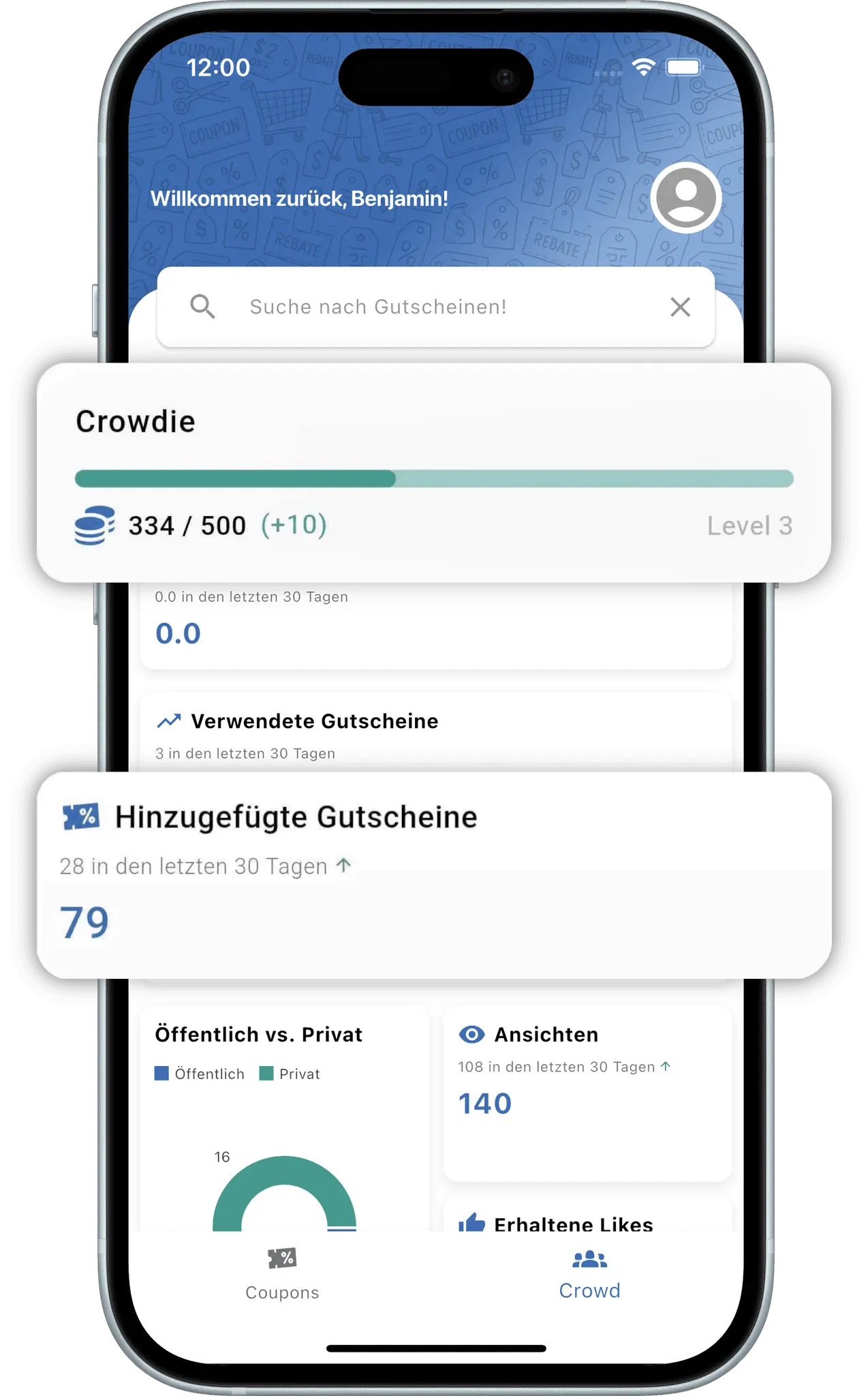 Screenshot 2 of CouponCrowd App - Coupon Wallet