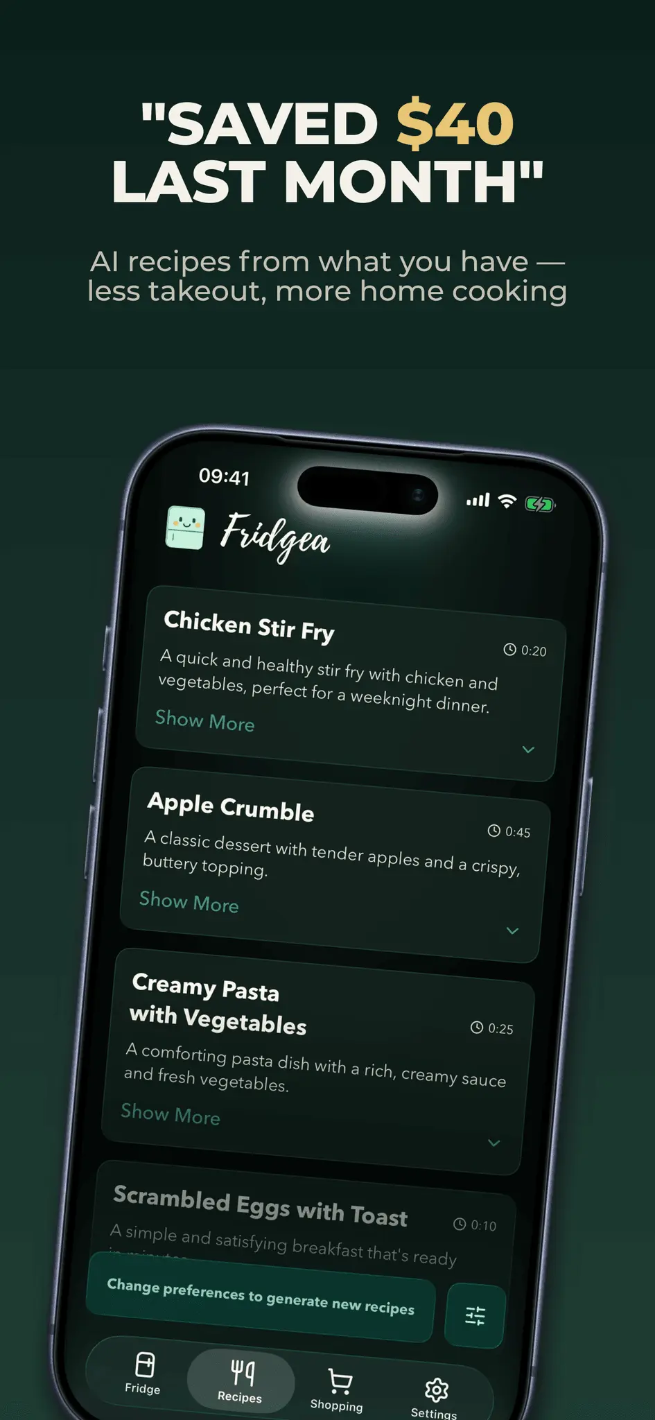 Screenshot 2 of Fridgea