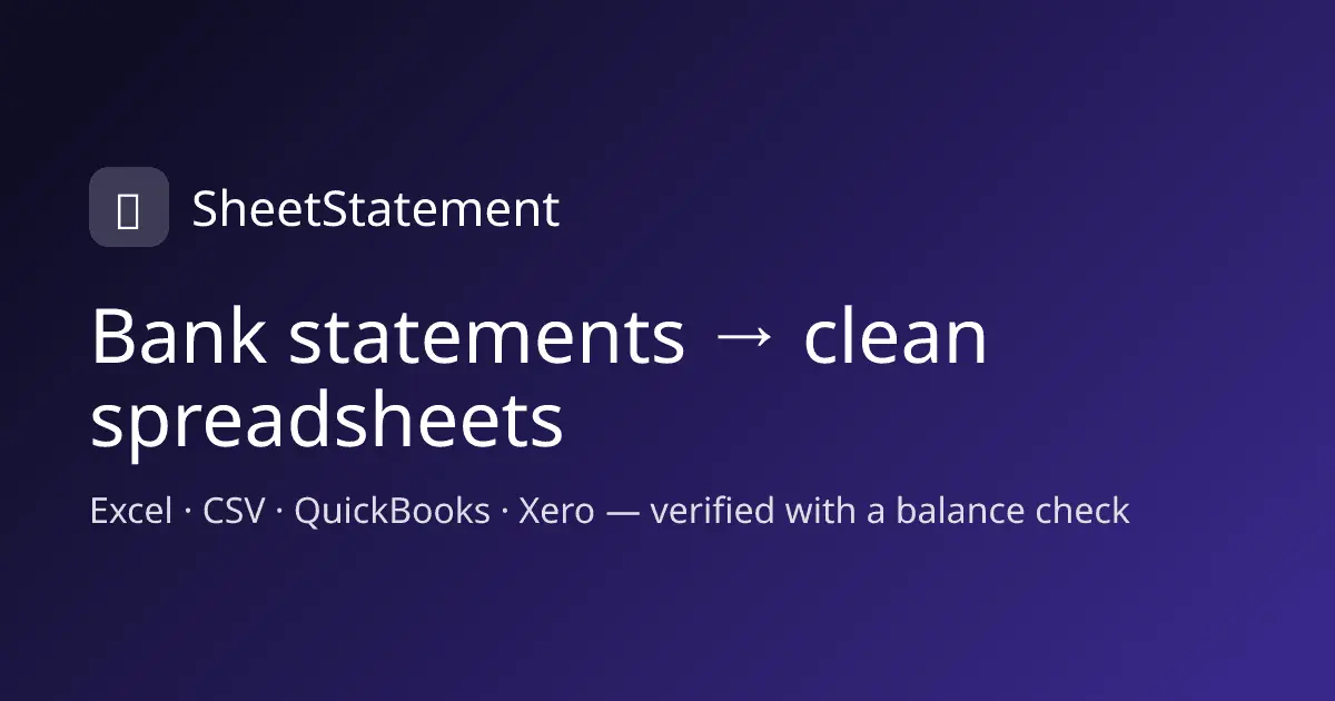 Screenshot 1 of SheetStatement