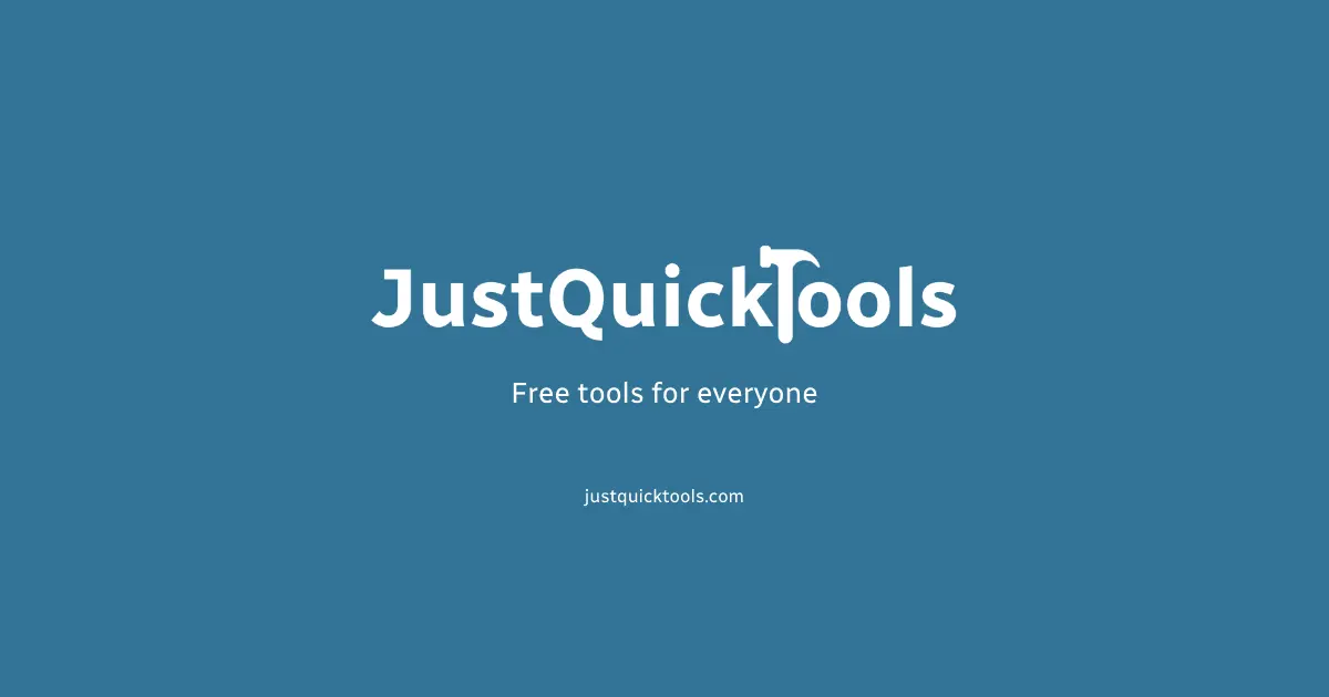 Screenshot 1 of JustQuickTools