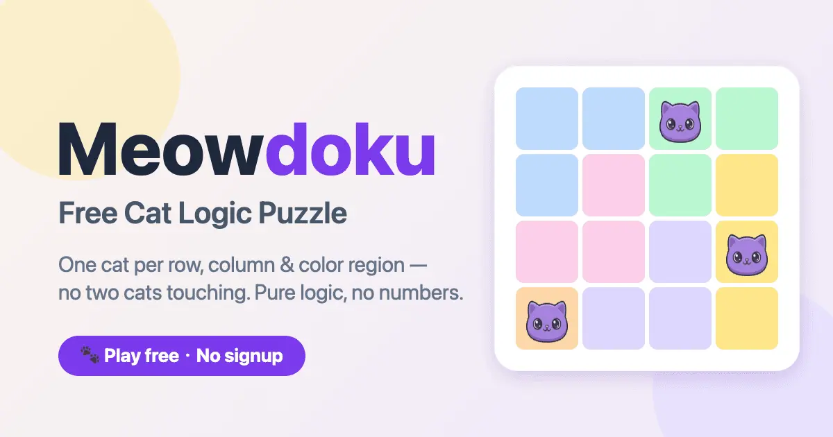 Screenshot 1 of Meowdoku