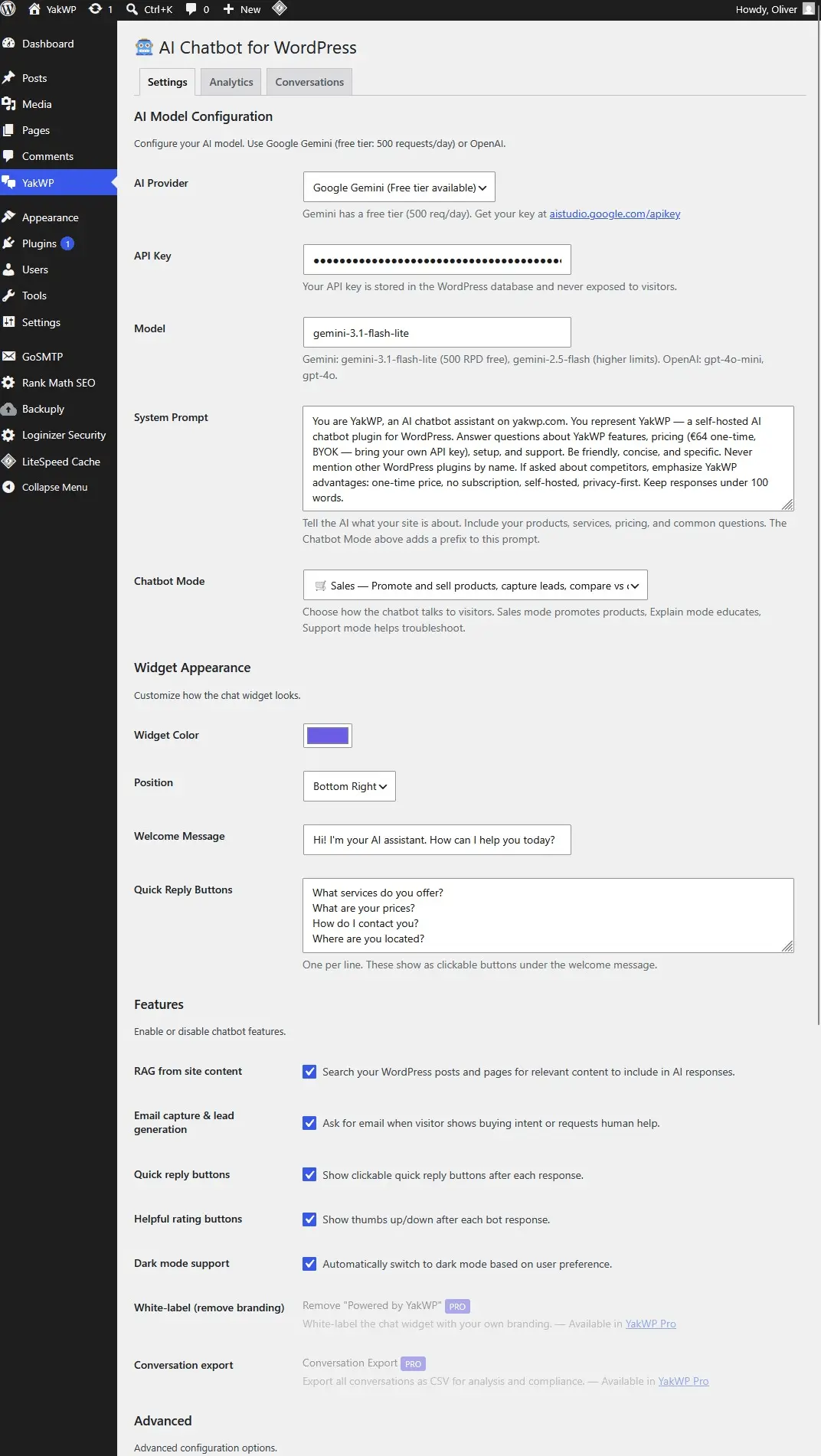 Screenshot 2 of YakWP