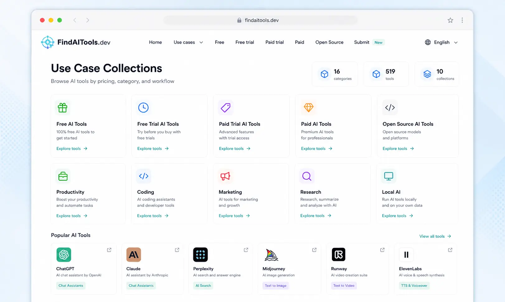 Screenshot 3 of FindAITools.dev