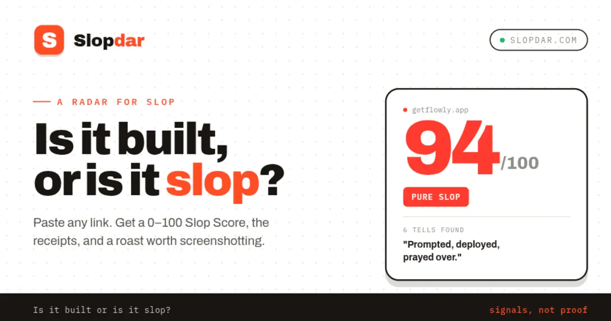 Screenshot 1 of Slopdar