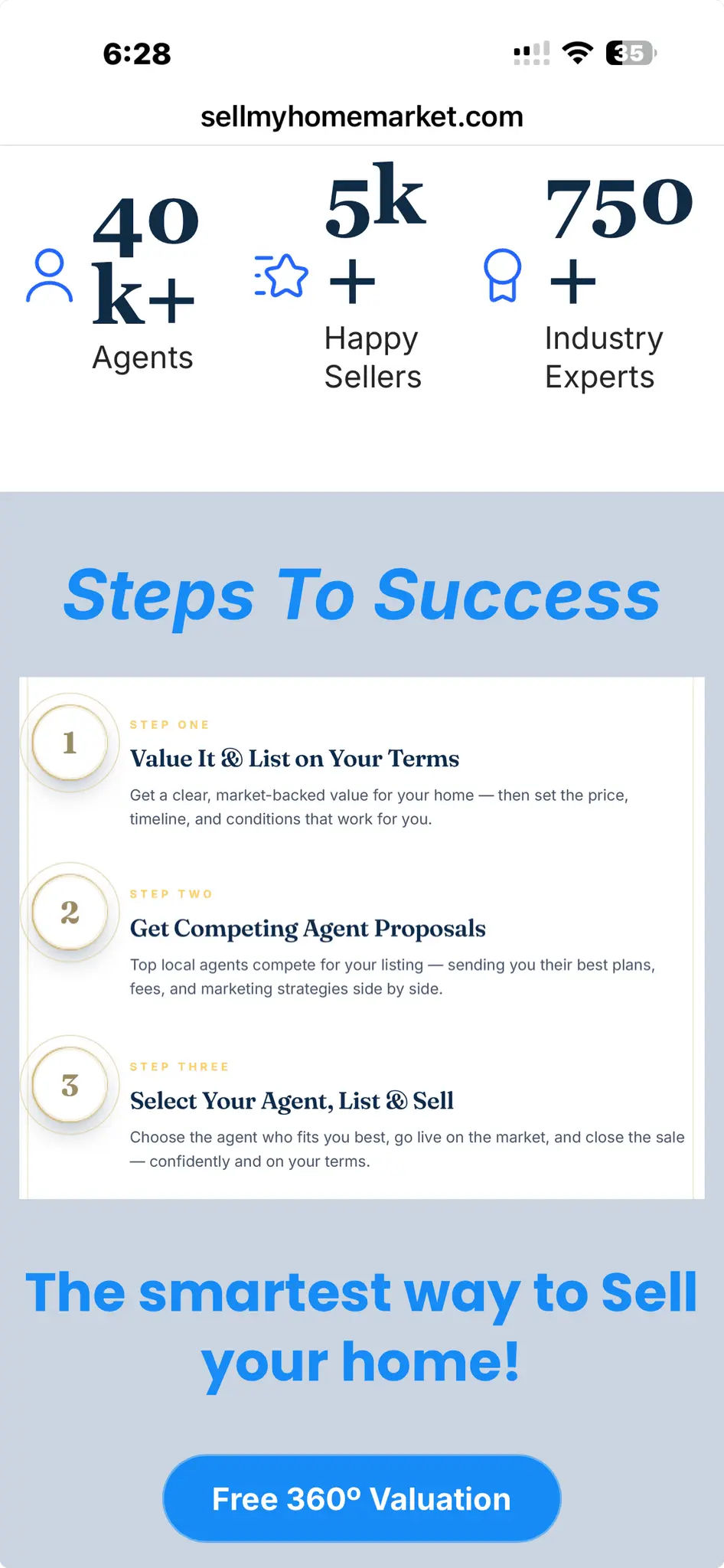 Screenshot 1 of Sell My Home Market