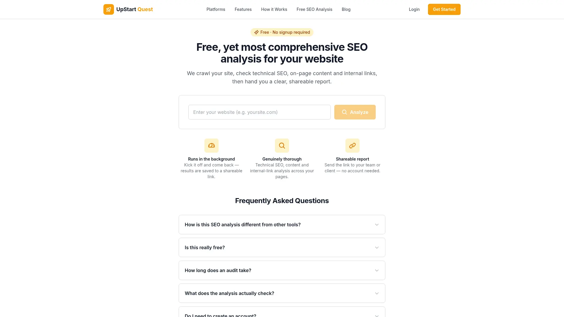 Screenshot 3 of UpStart SEO