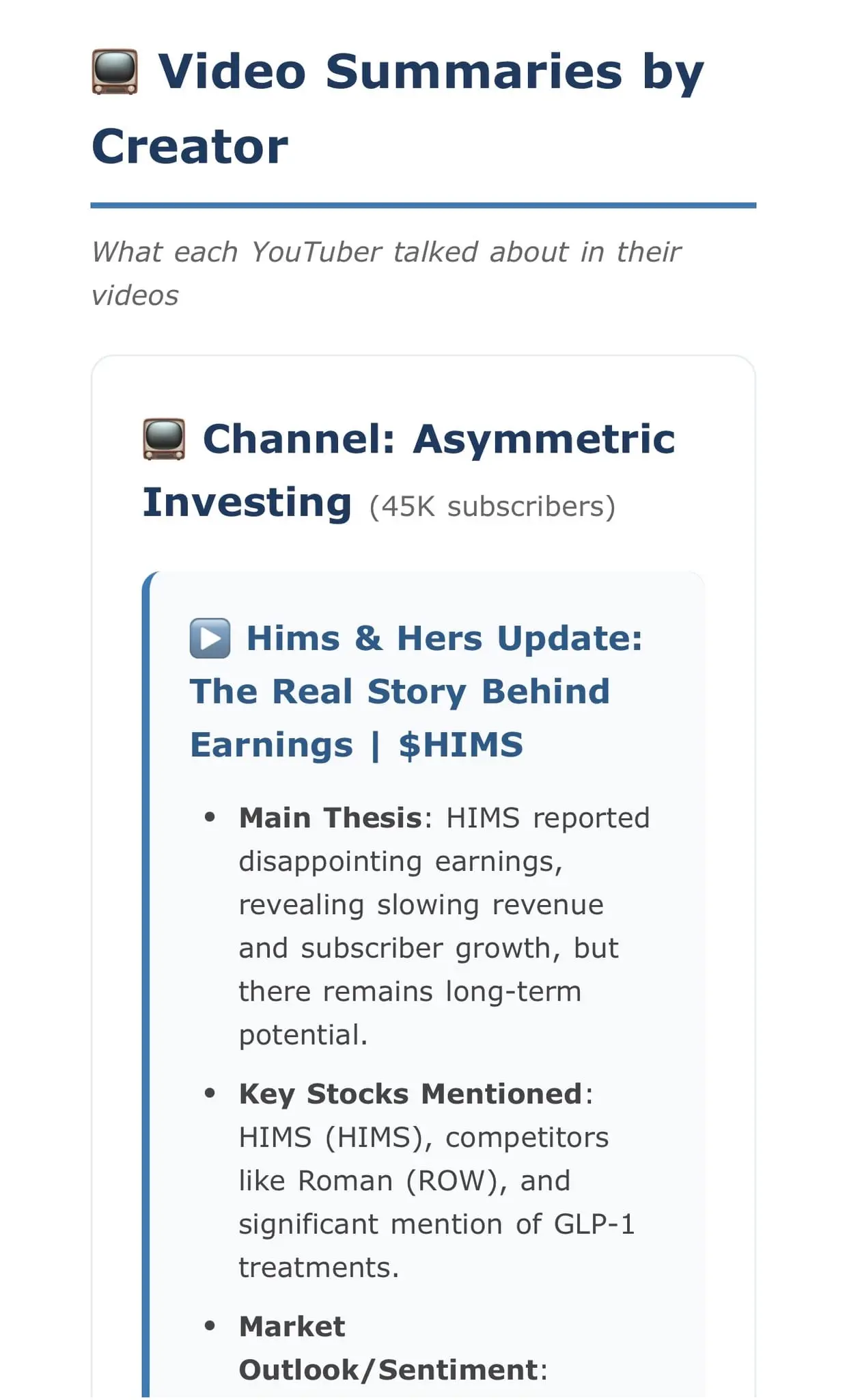 Screenshot 3 of FinTube Daily