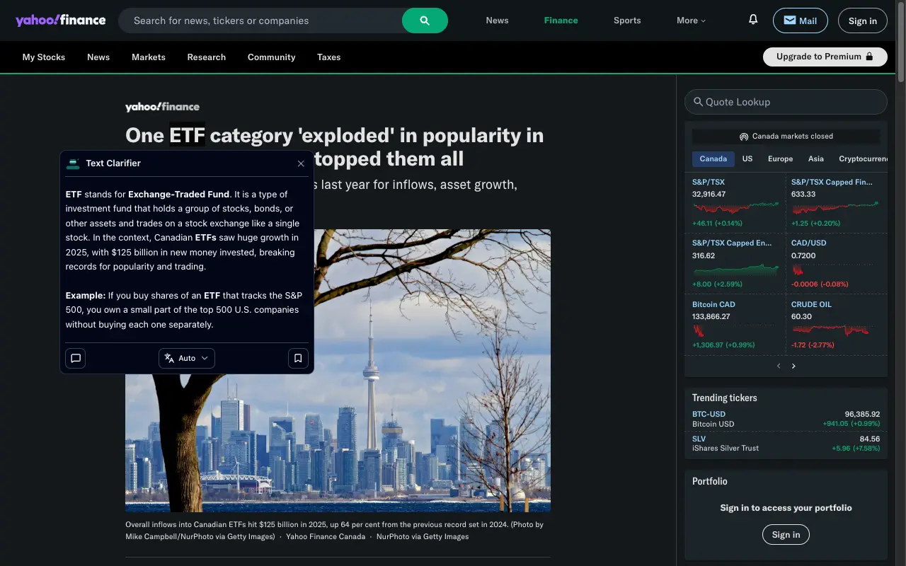 Screenshot 4 of Text Clarifier AI for Chrome