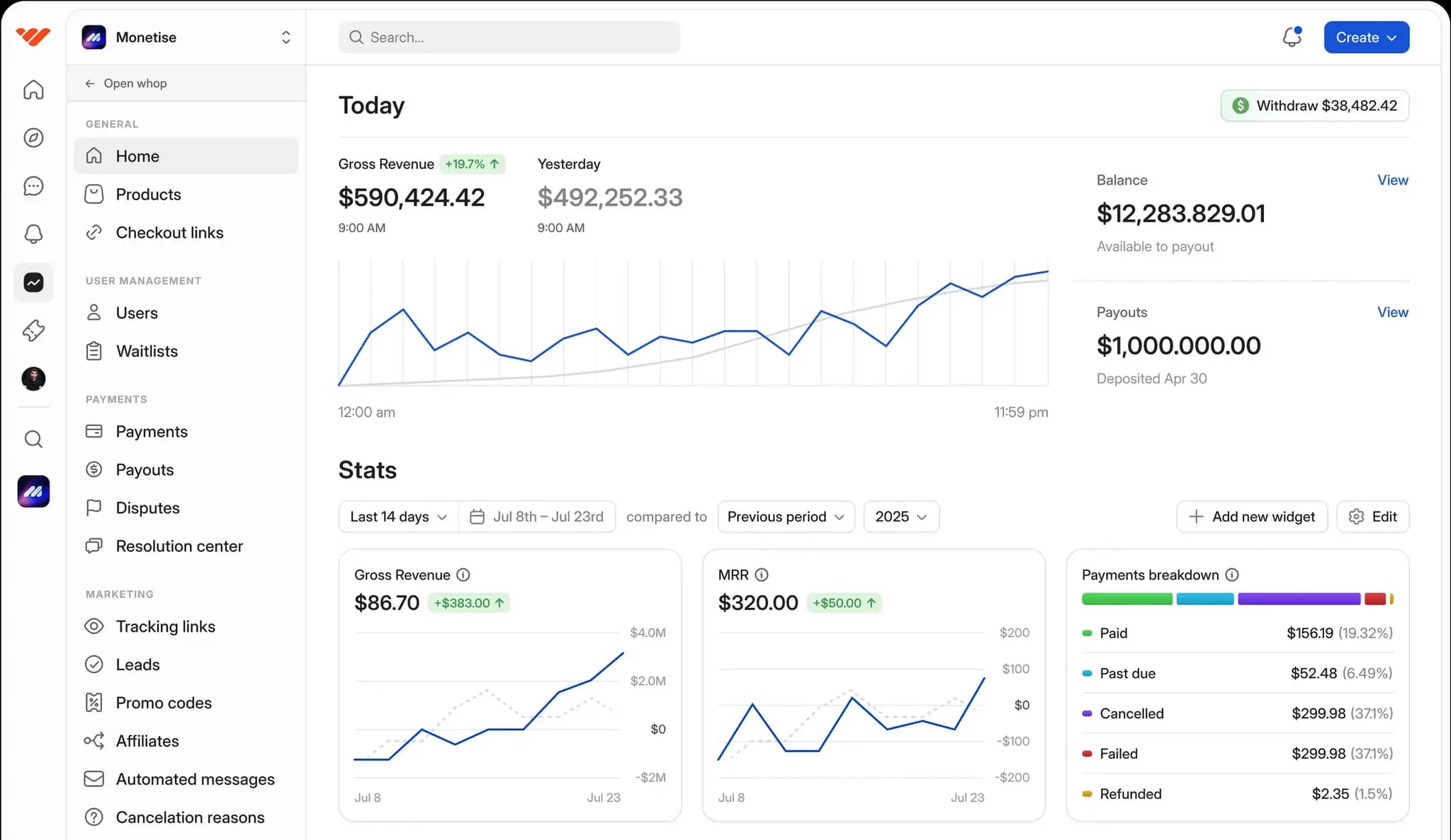 Screenshot 4 of Whop Payments