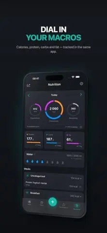 Screenshot 2 of Hugr: Workout & Nutrition