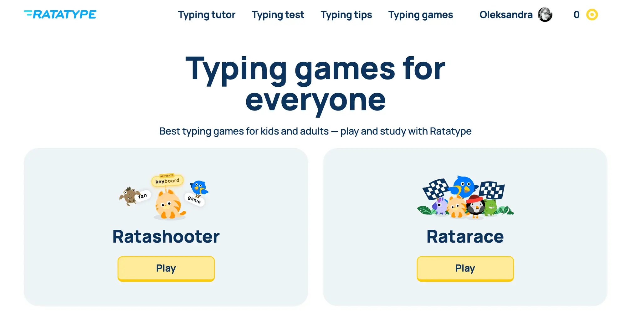 Screenshot 2 of Ratatype