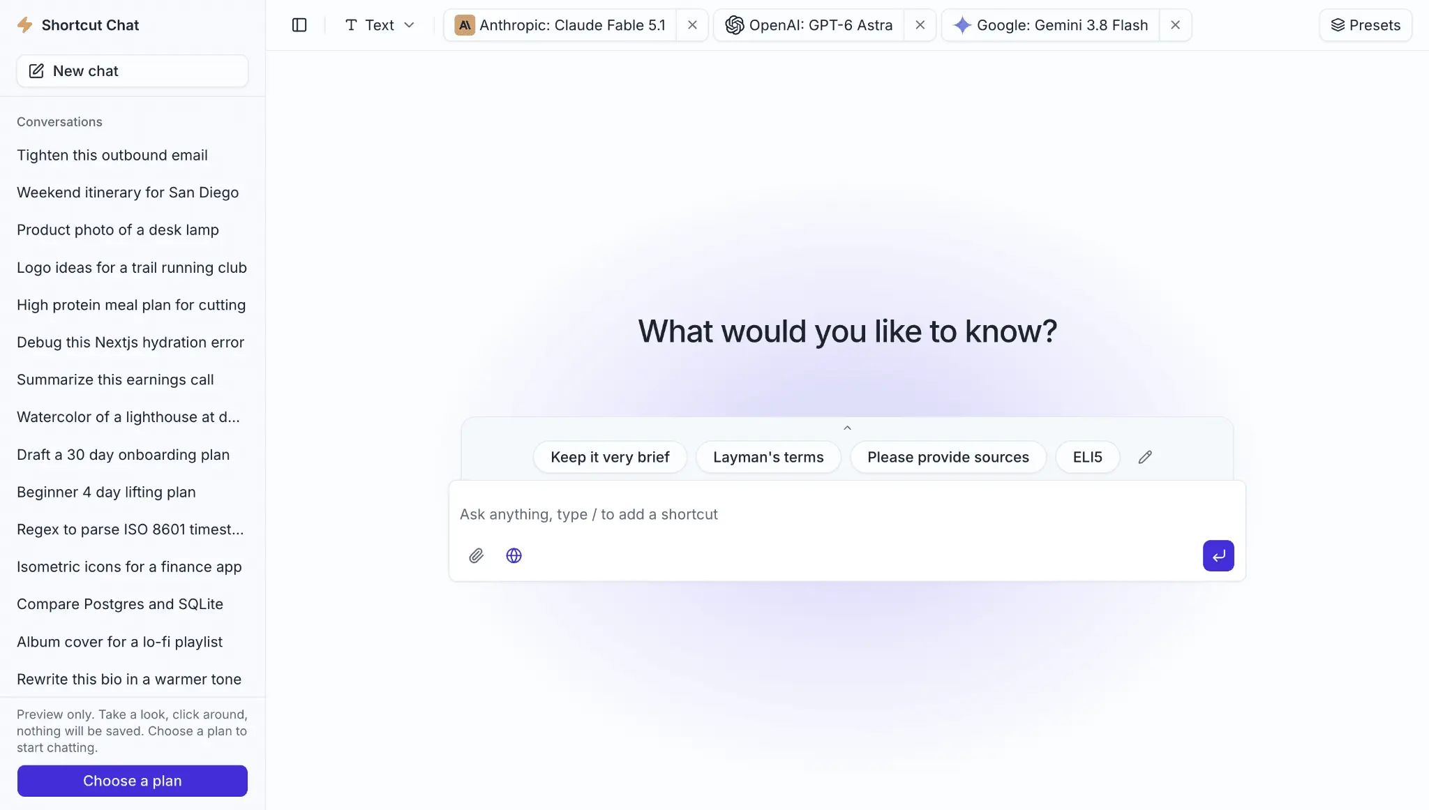 Screenshot 2 of Shortcut Chat