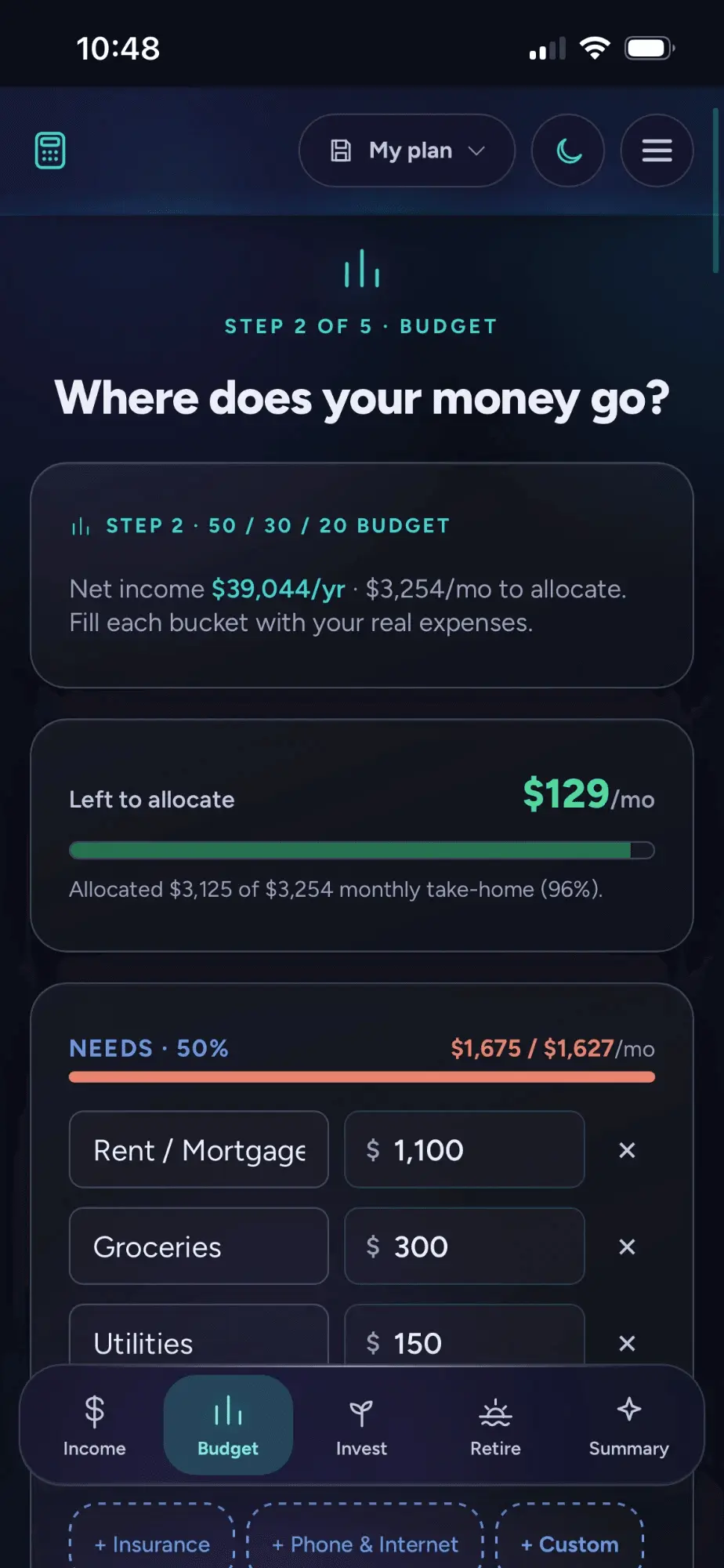 Screenshot 3 of Finance Simulator