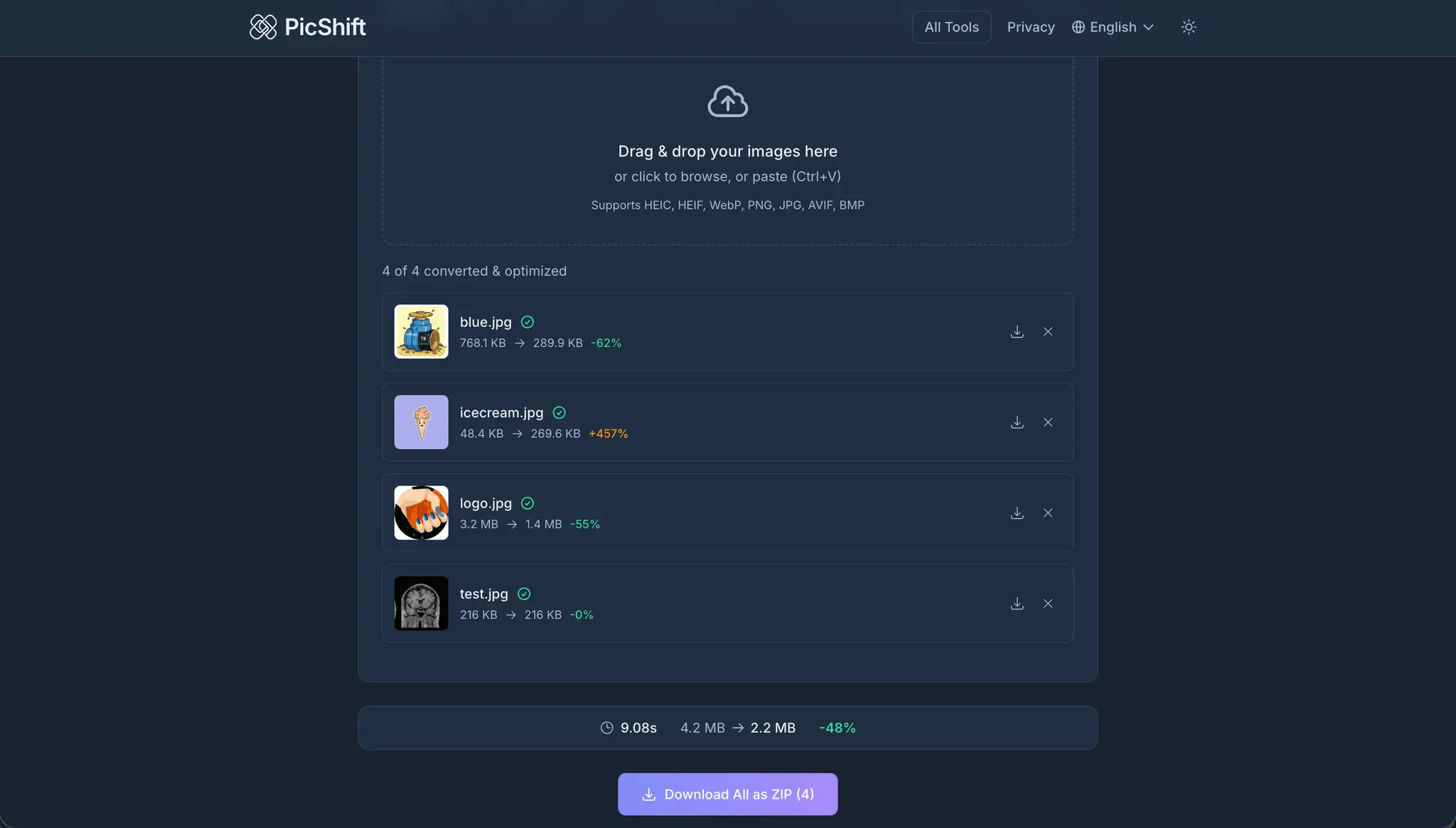 Screenshot 1 of PicShift