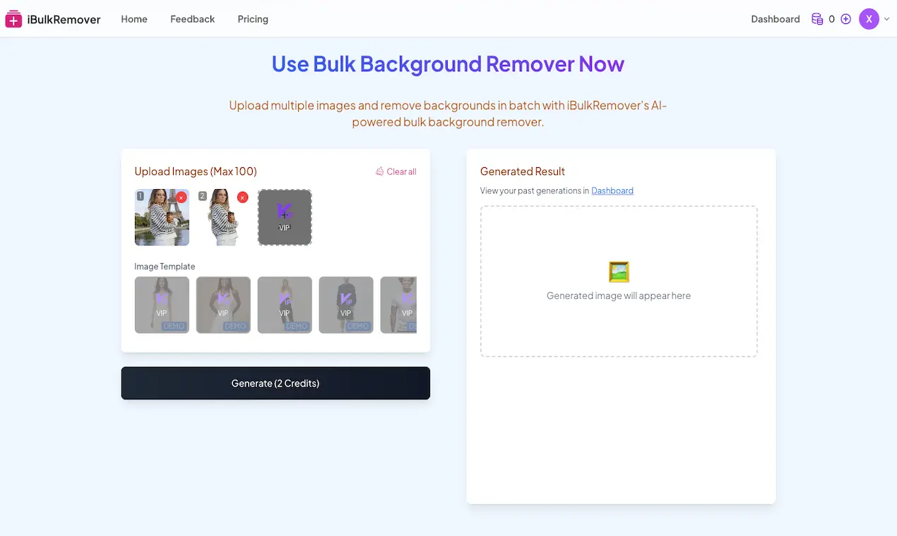 Screenshot 1 of Free Bulk Background Remover Online