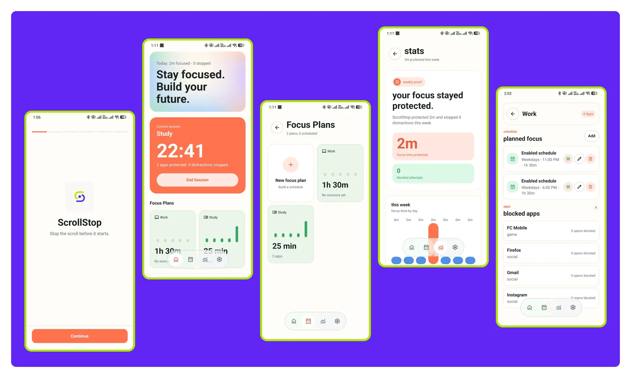 Screenshot 1 of scrollstop