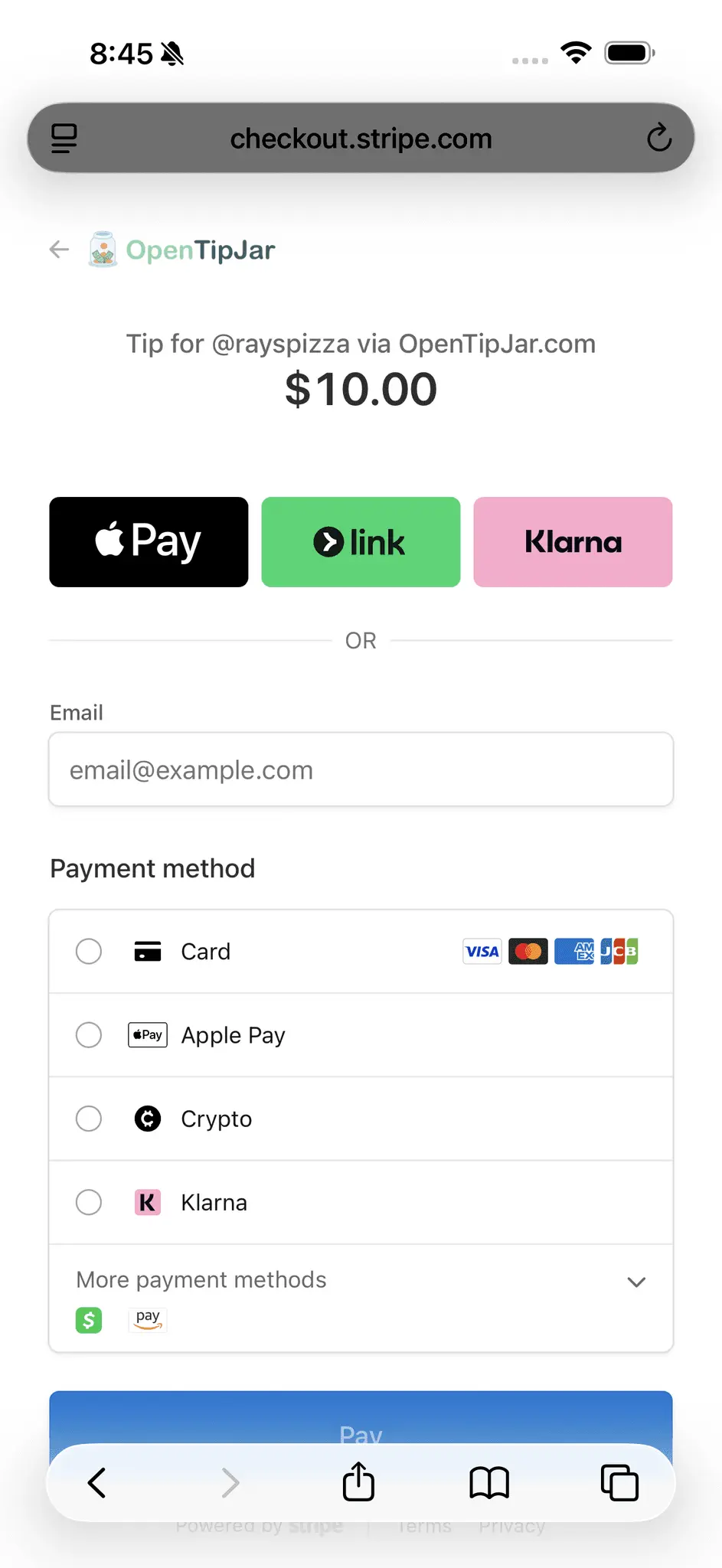 Screenshot 9 of OpenTipJar