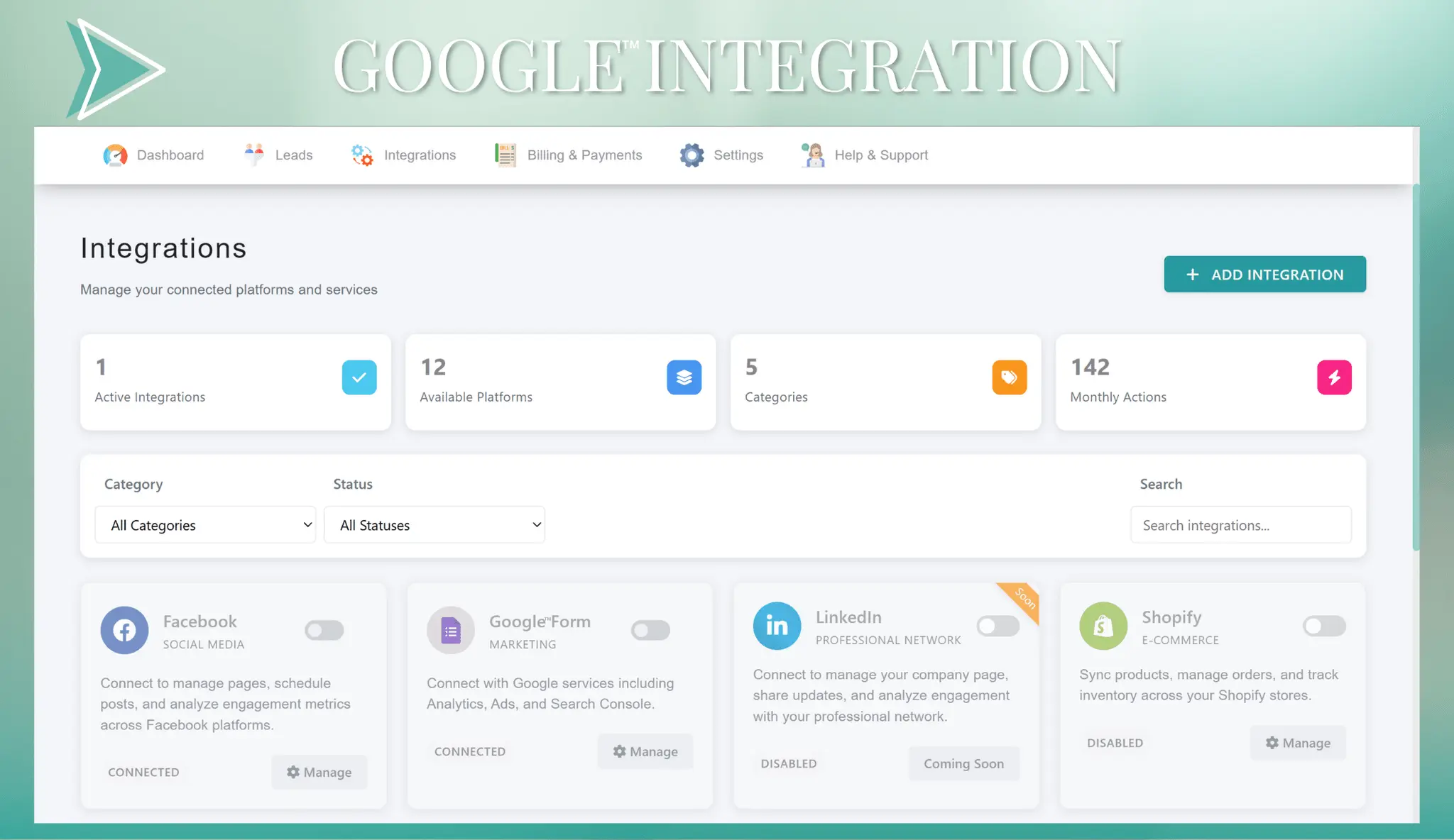 Screenshot 1 of GreenCRM24