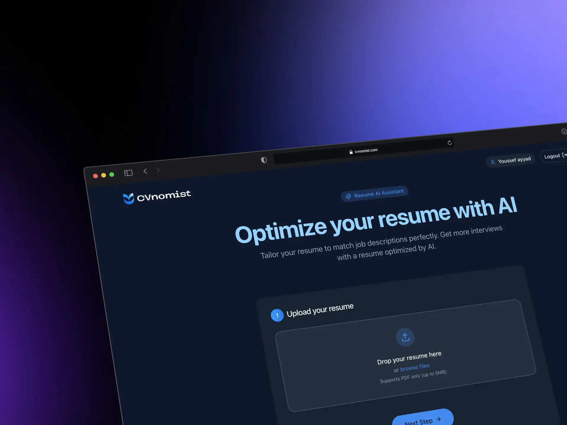 Screenshot 1 of CVnomist