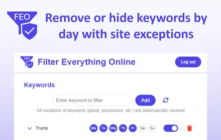 Screenshot 2 of Filter Everything Online - Extension