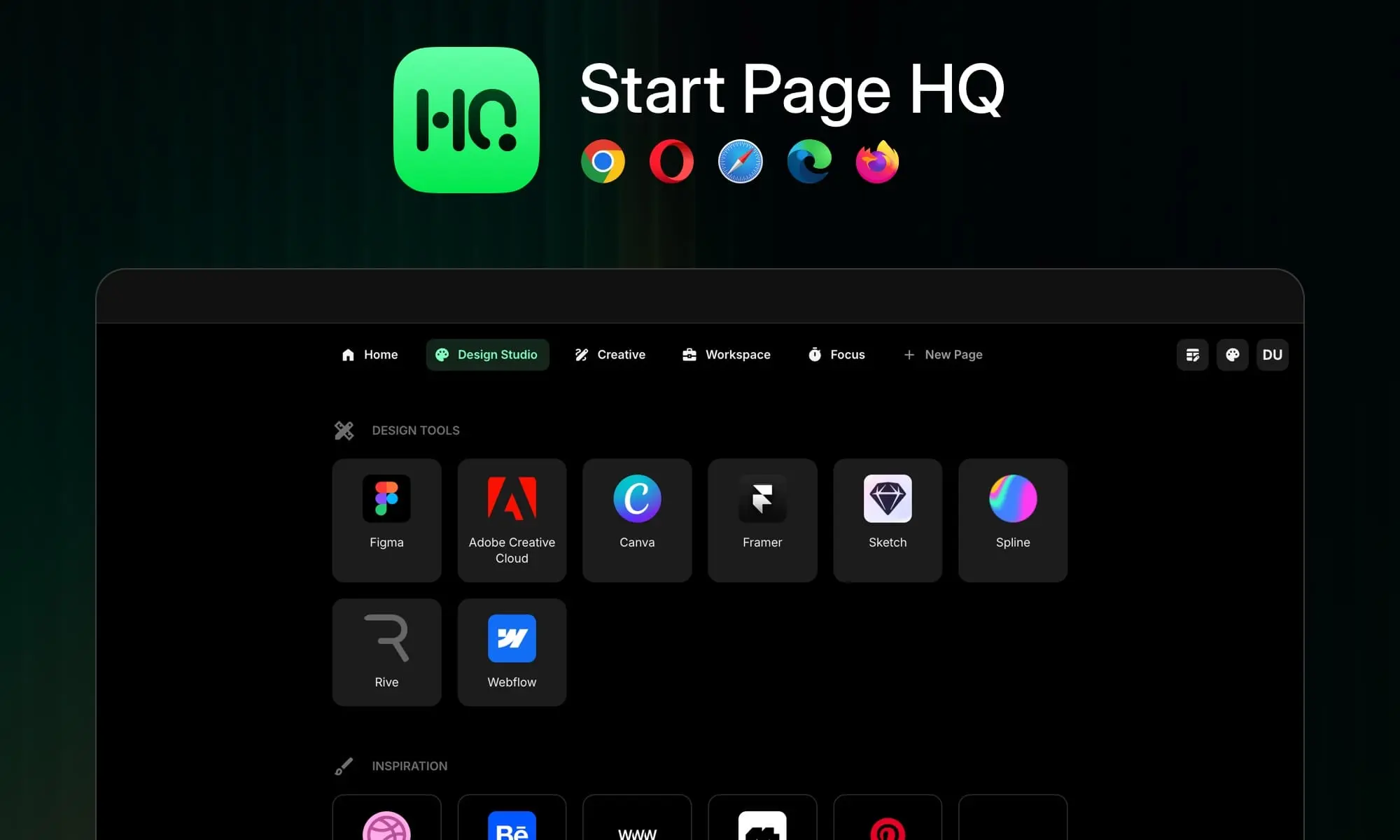 Screenshot 1 of Start Page HQ