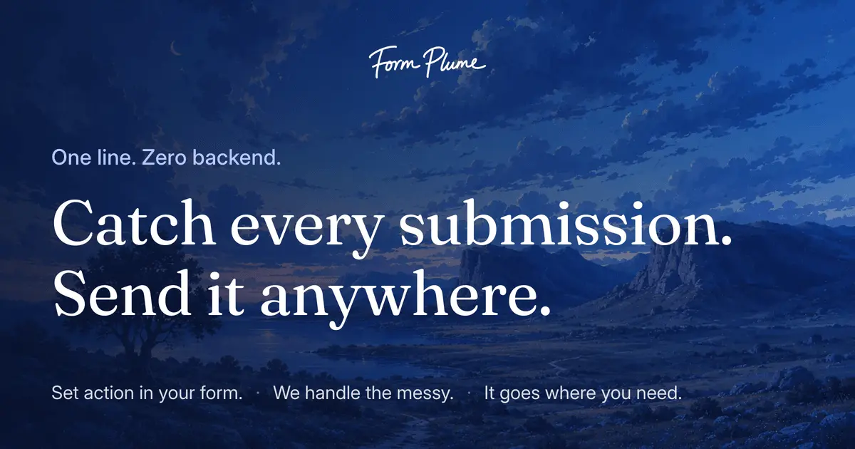 Screenshot 1 of Form Plume