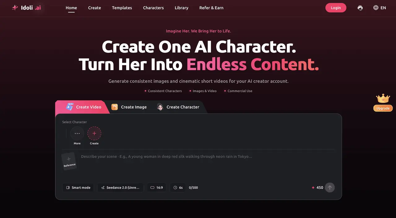 Screenshot 1 of IdoliAI