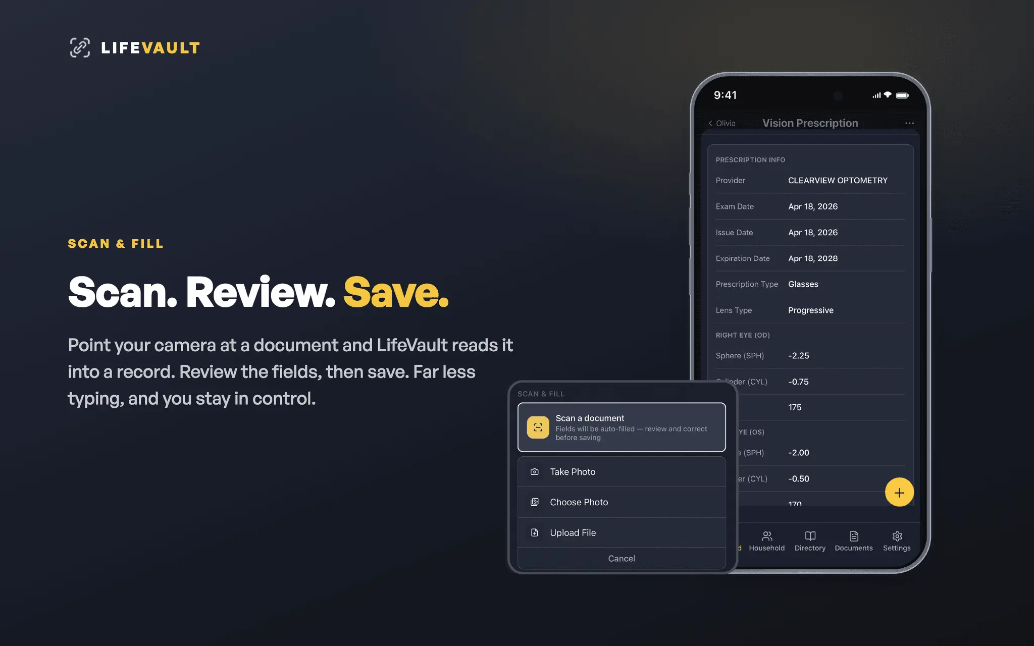 Screenshot 2 of LifeVault: Family Organizer