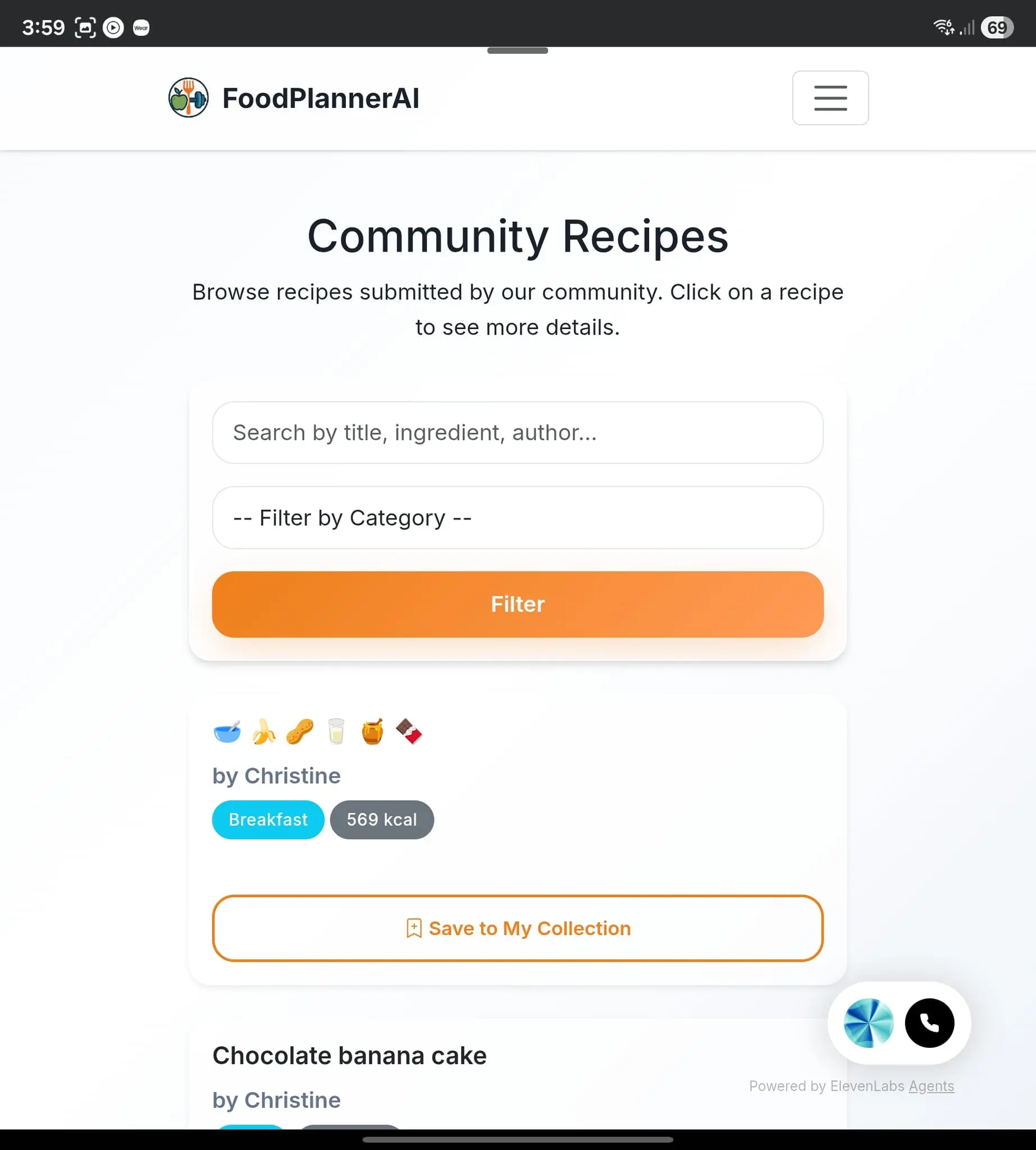 Screenshot 1 of AI Meal Planner – Personalized Meal Plan
