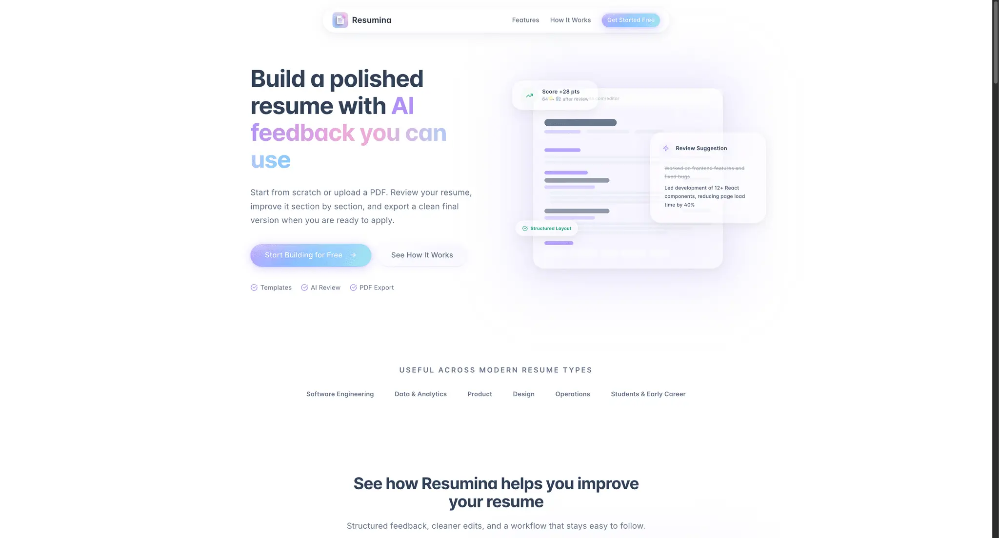 Screenshot 2 of Resumina