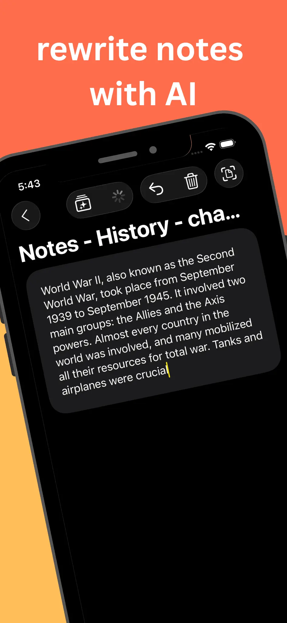 Screenshot 3 of iLearn: AI Flashcards & Notes