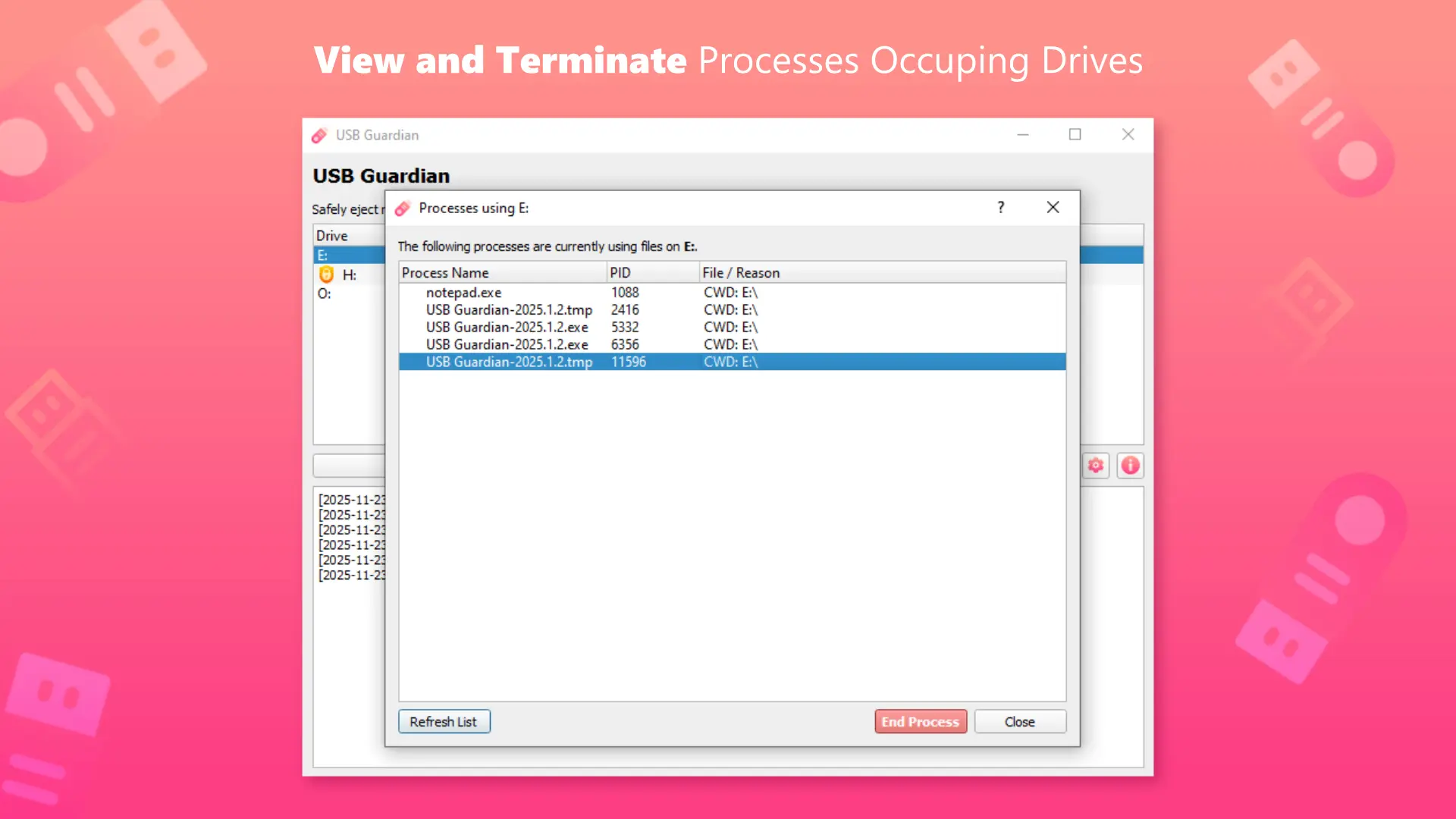 Screenshot 4 of USB Guardian (Windows)