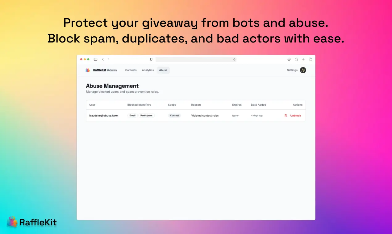 Screenshot 6 of RaffleKit