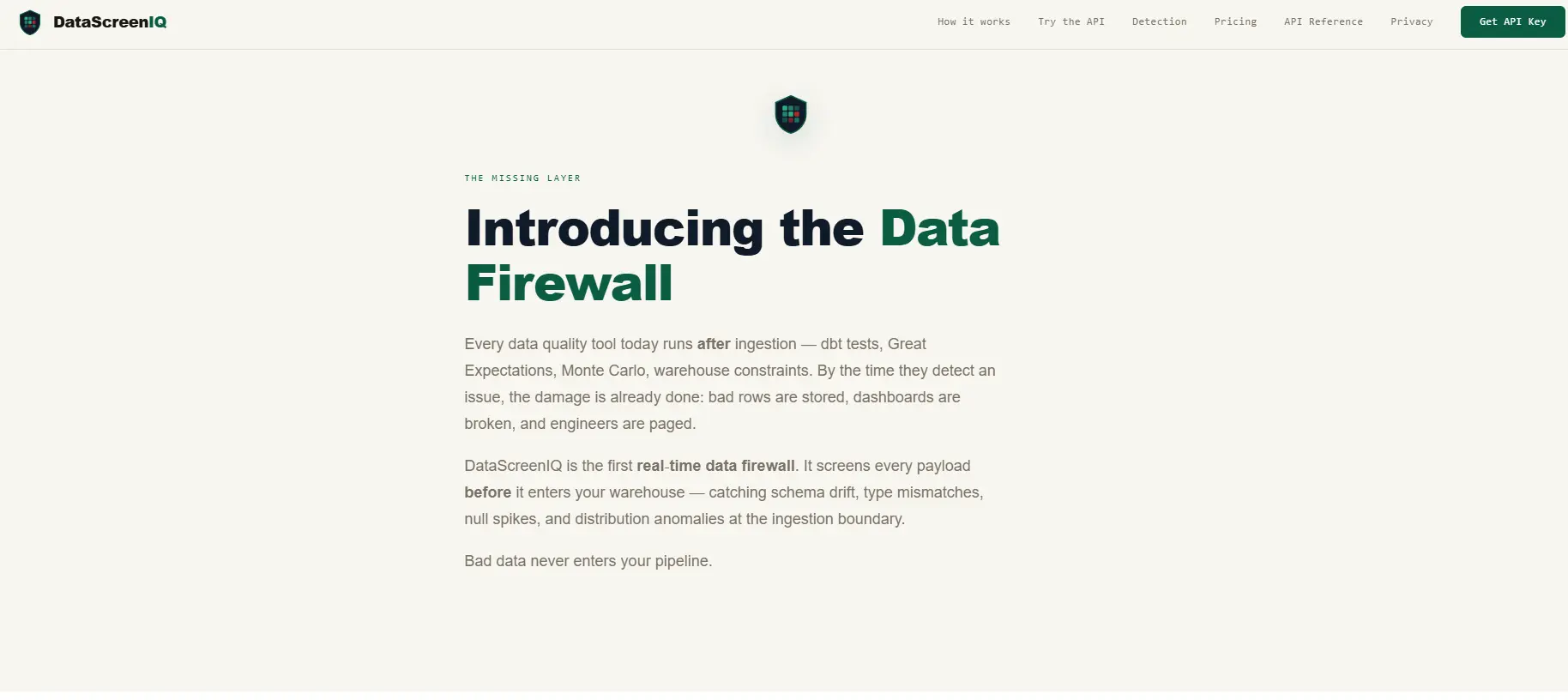 Screenshot 1 of DataScreenIQ