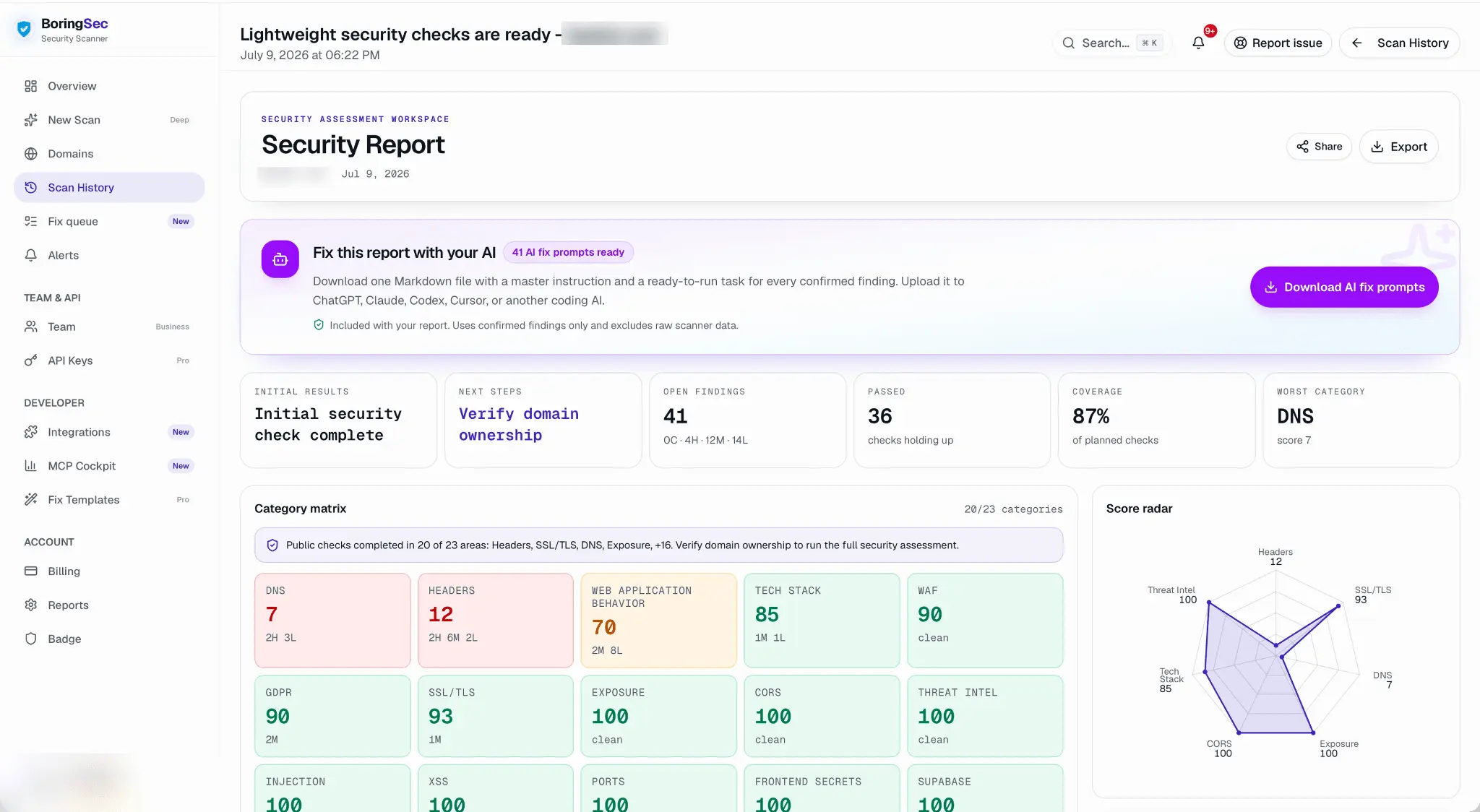 Screenshot 1 of BoringSec