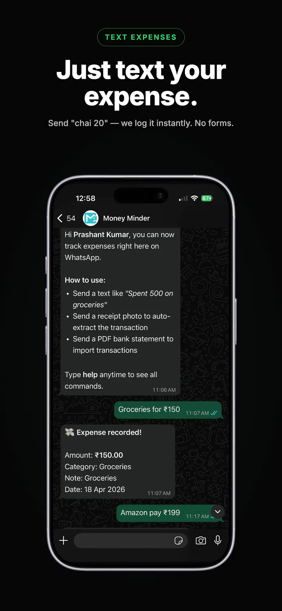 Screenshot 4 of MoneyMinder