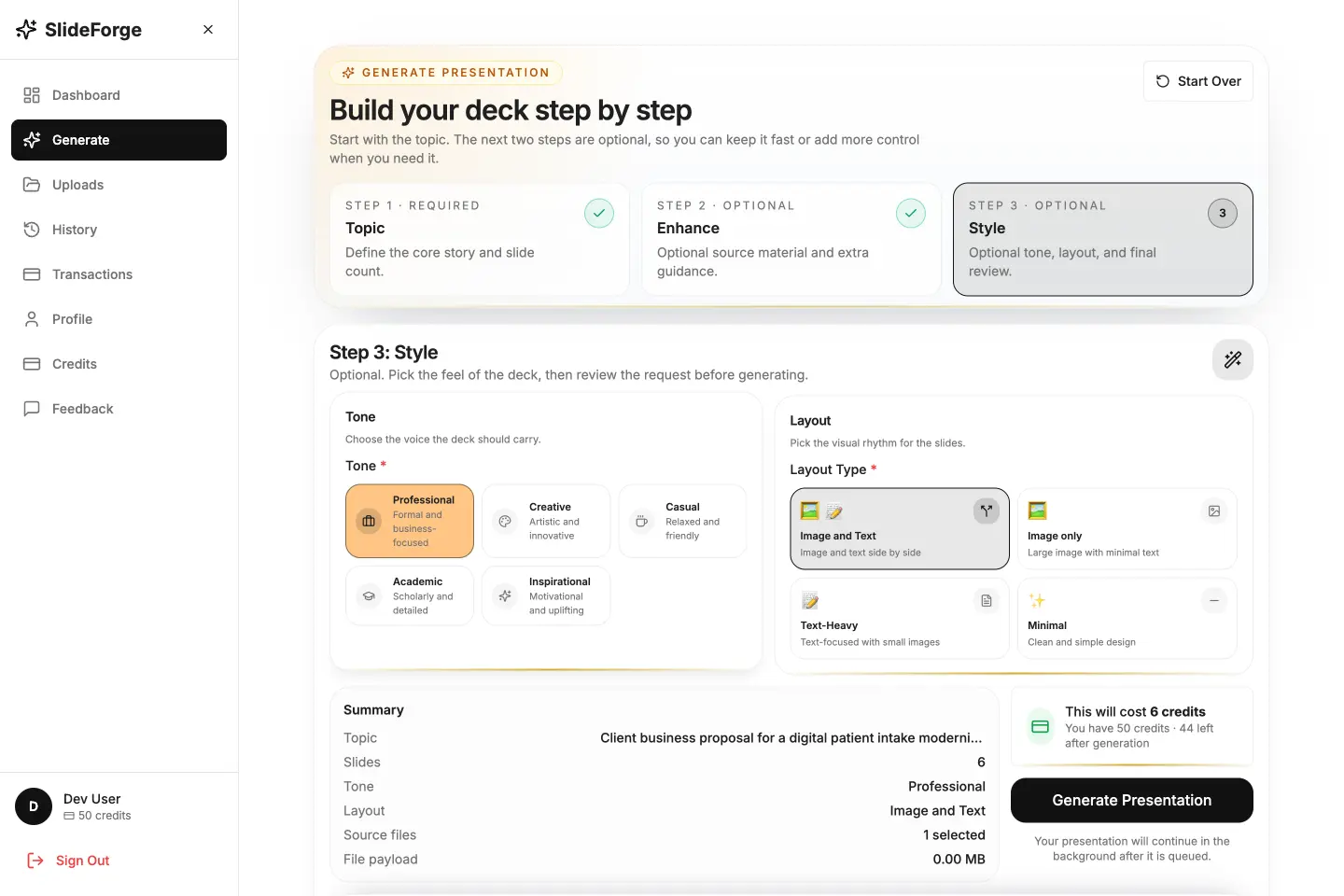 Screenshot 6 of SlideForge