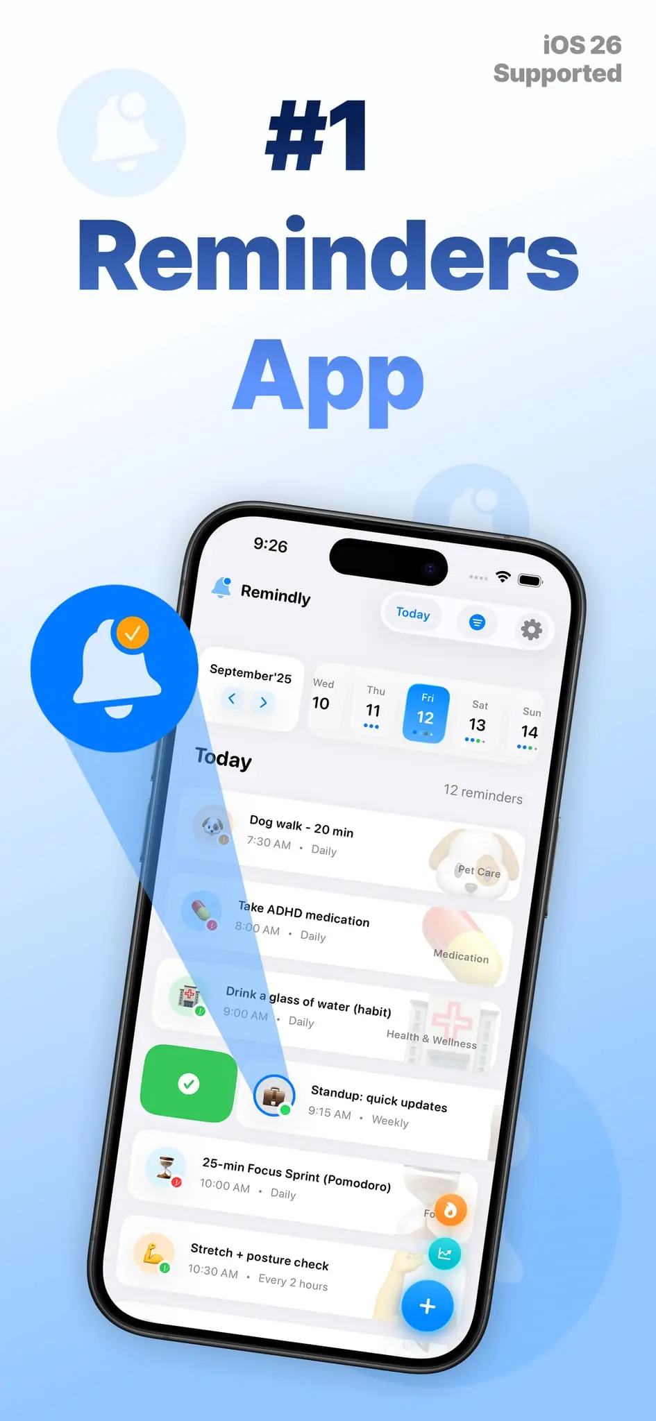 Screenshot 1 of Remindly