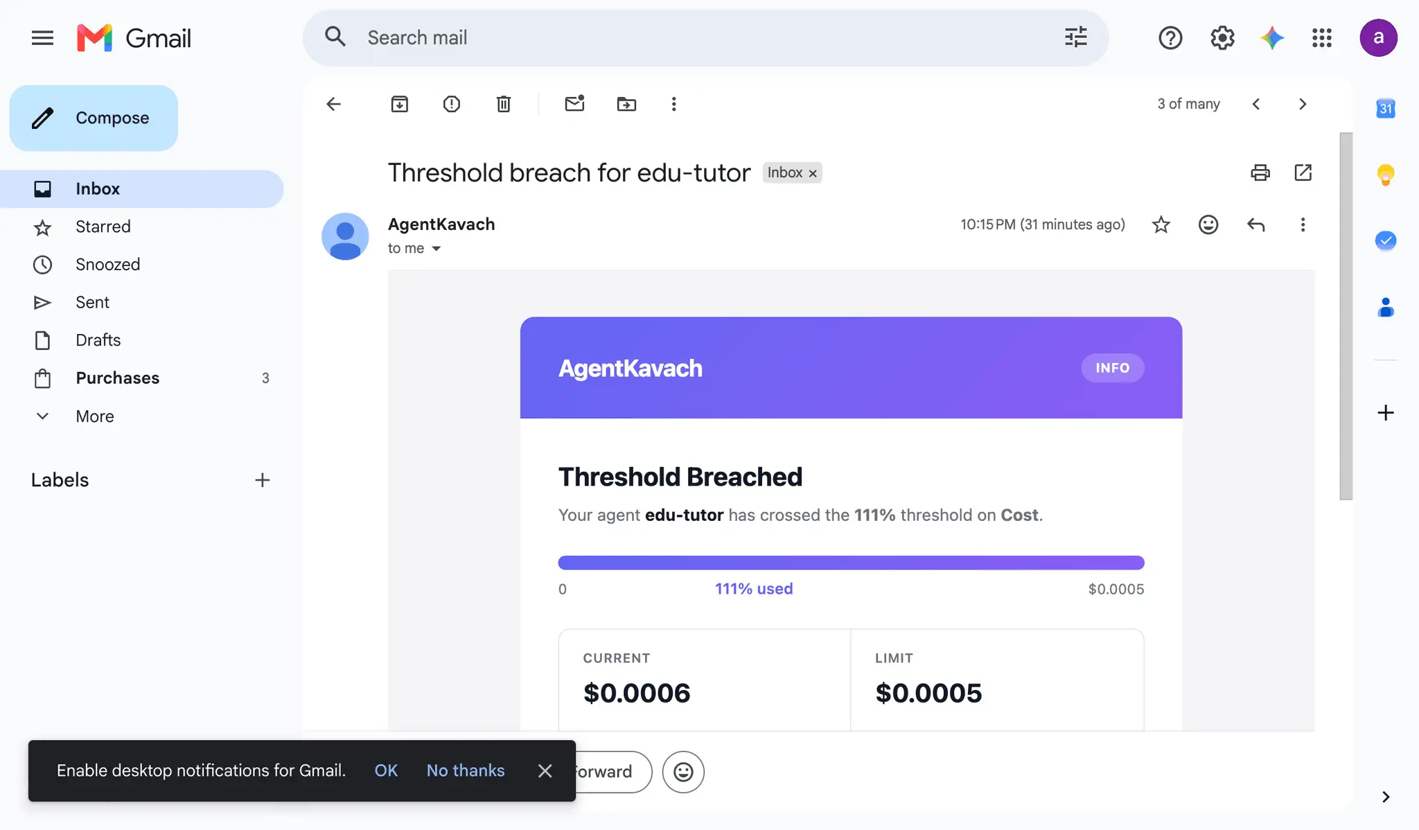 Screenshot 4 of AgentKavach