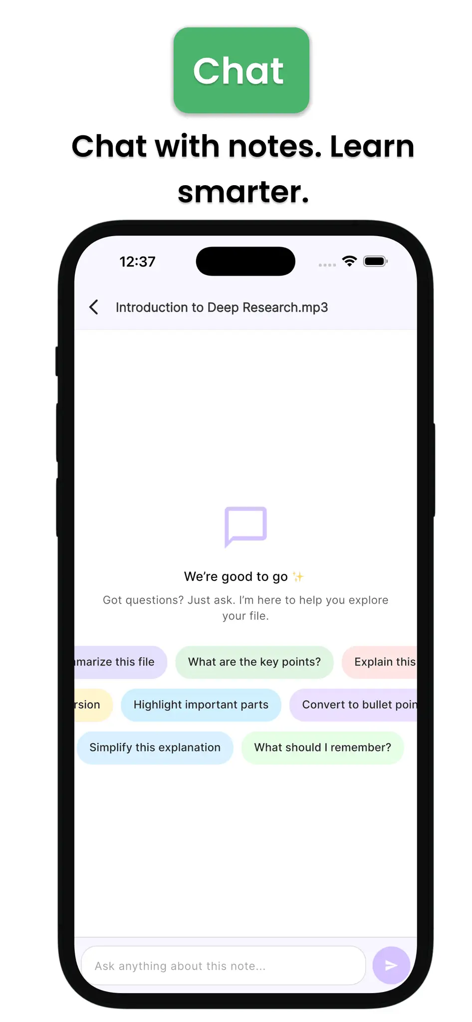 Screenshot 4 of Studr – AI Notetaker