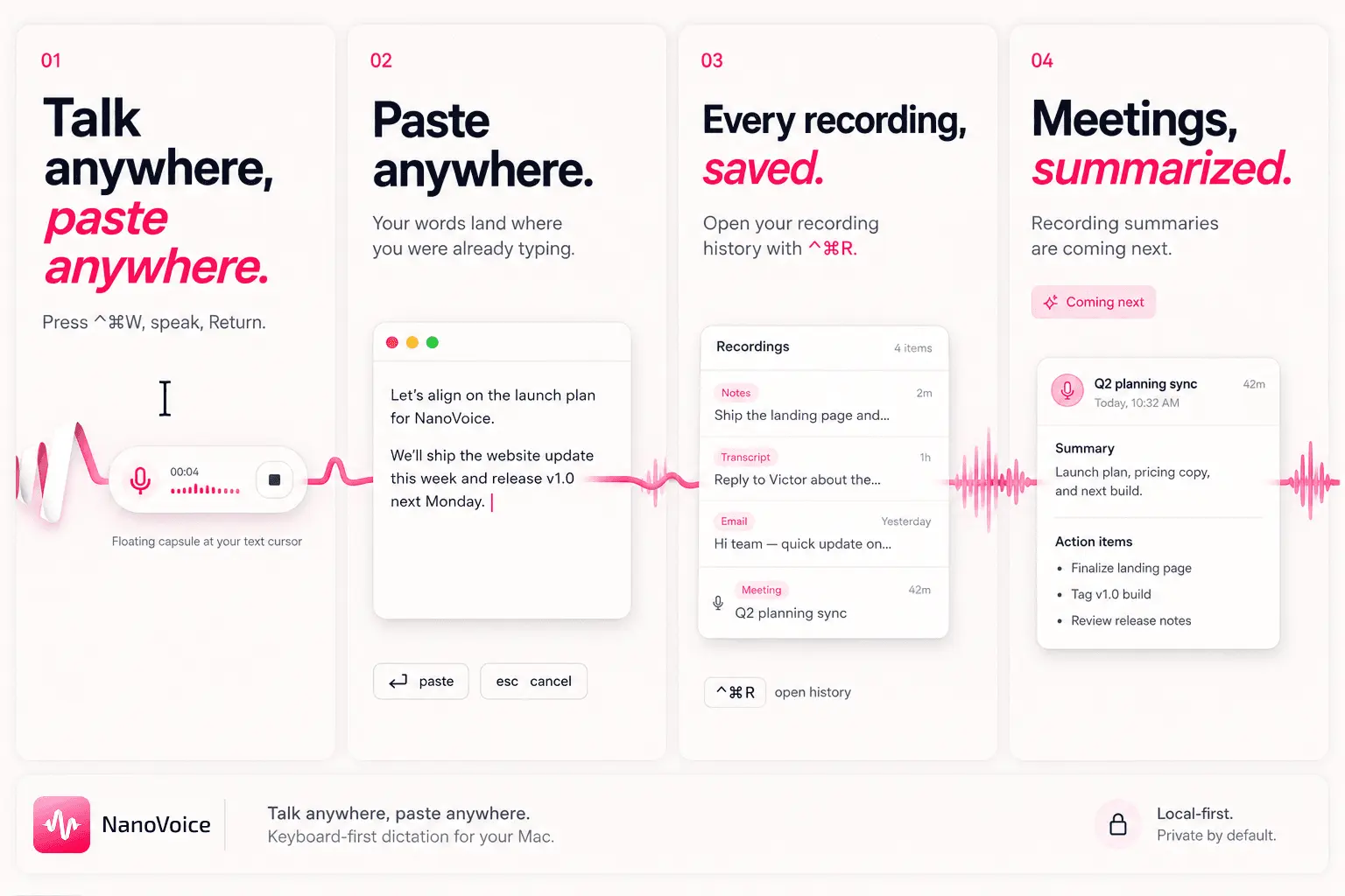 Screenshot 1 of NanoVoice