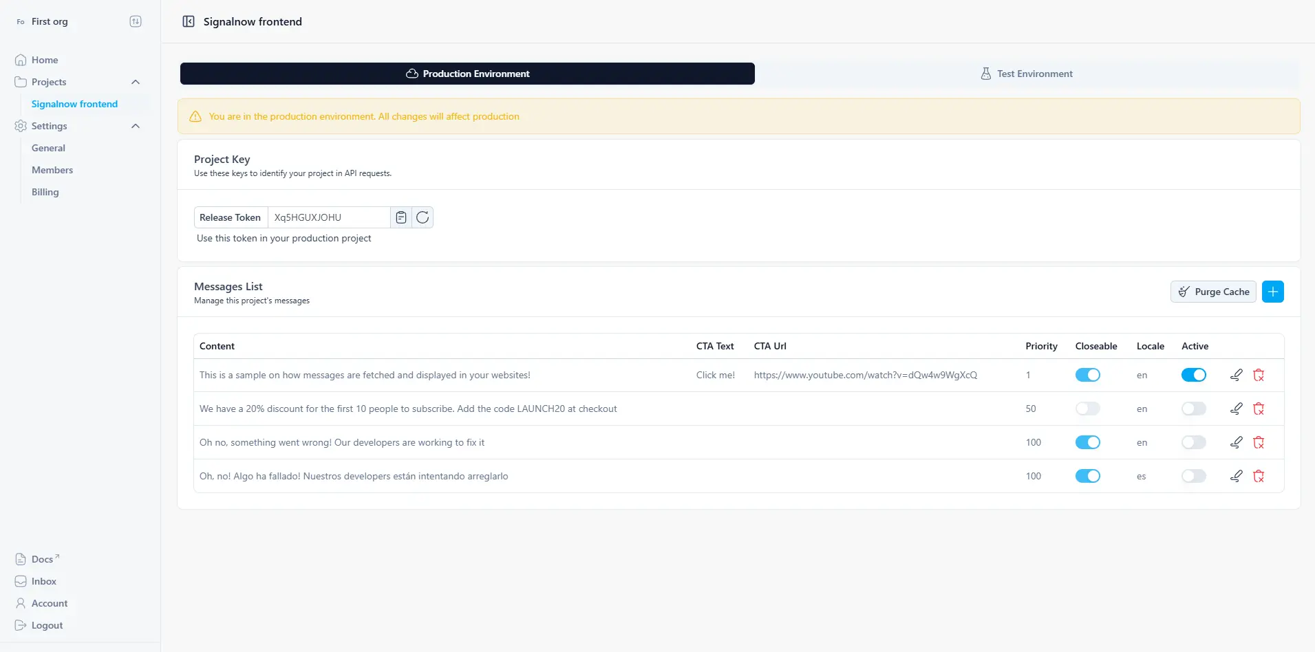 Screenshot 3 of SignalNow